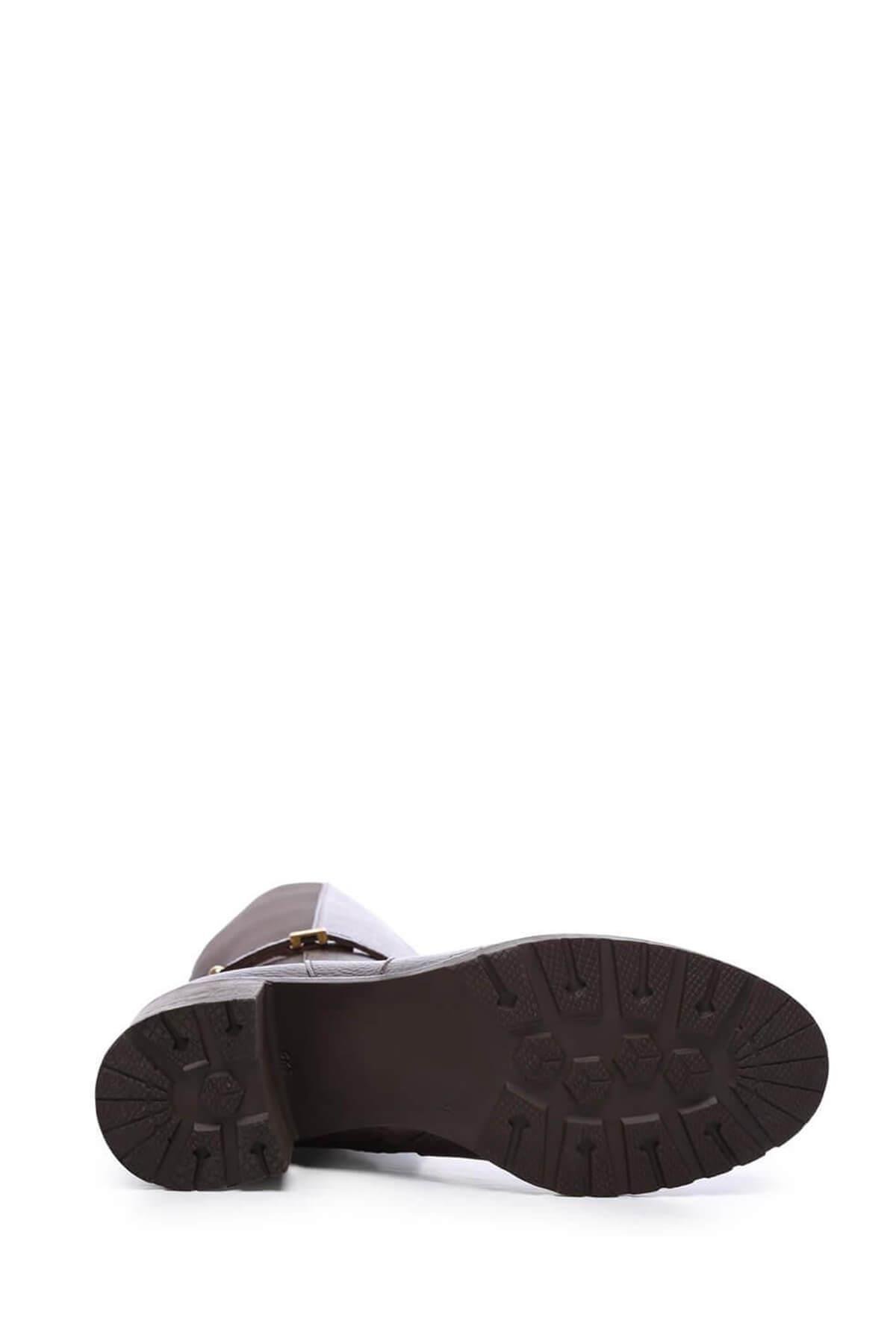 Tamer Tanca Kadın Hakiki Deri Kahverengi Çizme