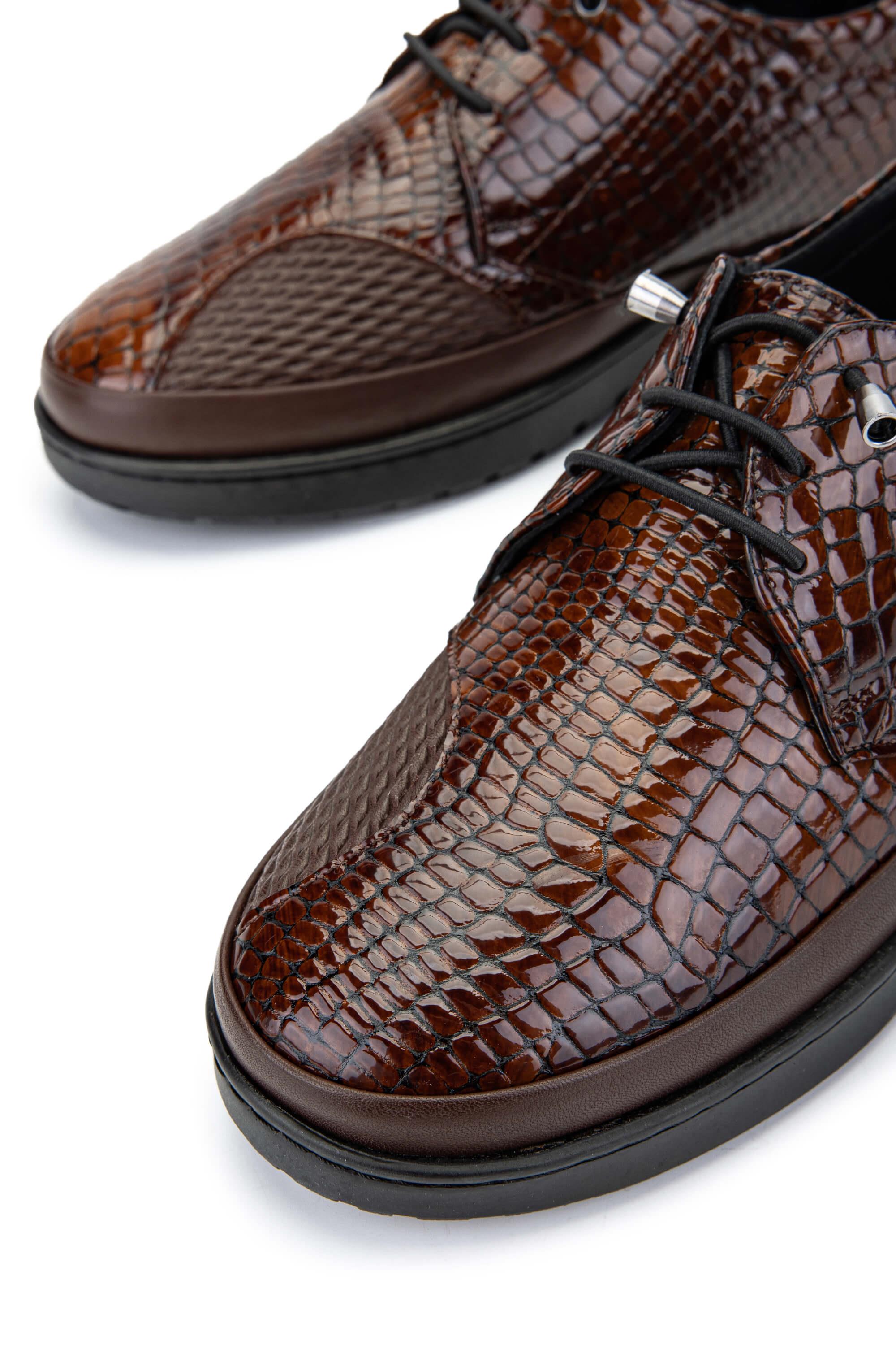 Tamer Tanca Kadın Hakiki Deri Kahverengi Casual Ayakkabı