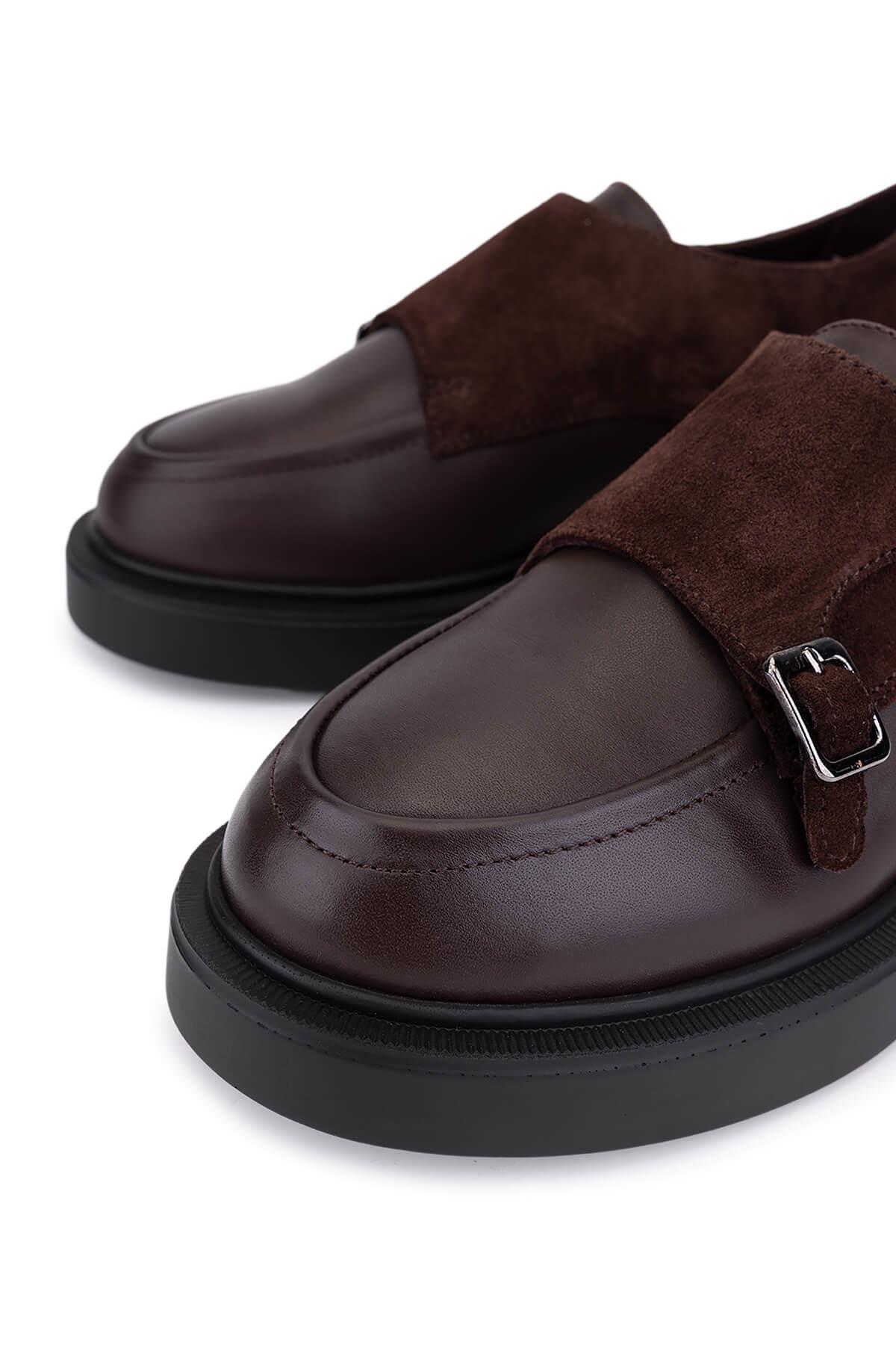 Tamer Tanca Kadın Hakiki Deri Kahverengi Casual Ayakkabı