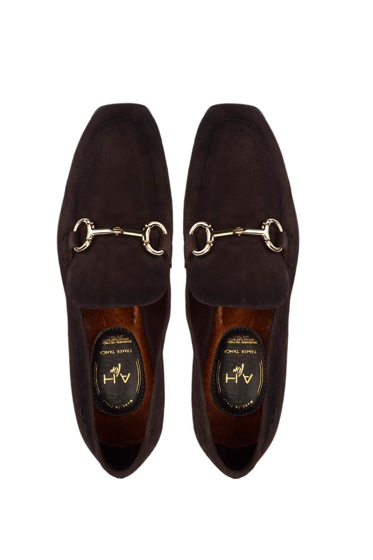 Tamer Tanca Kadın Hakiki Deri Kahverengi Klasik Ayakkabı