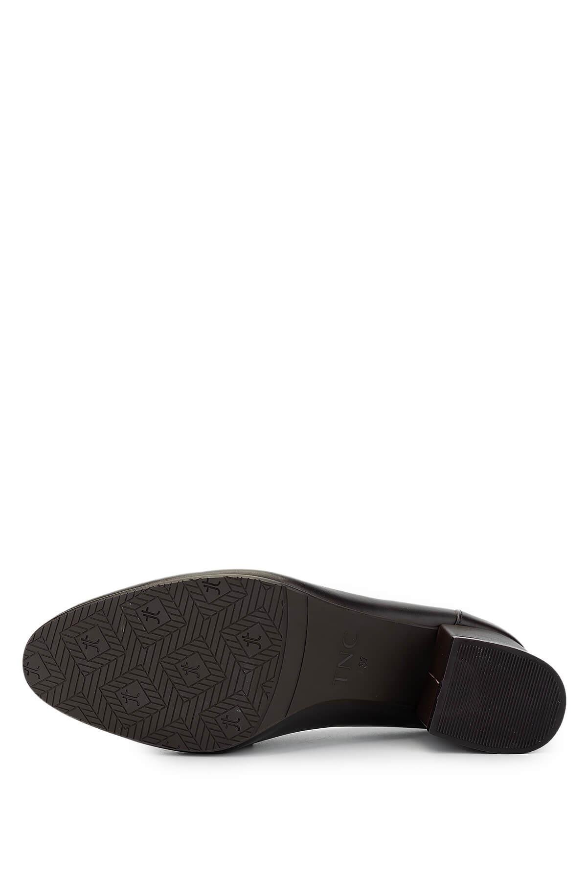 Tamer Tanca Kadın Hakiki Deri Kahverengi Topuklu Ayakkabı