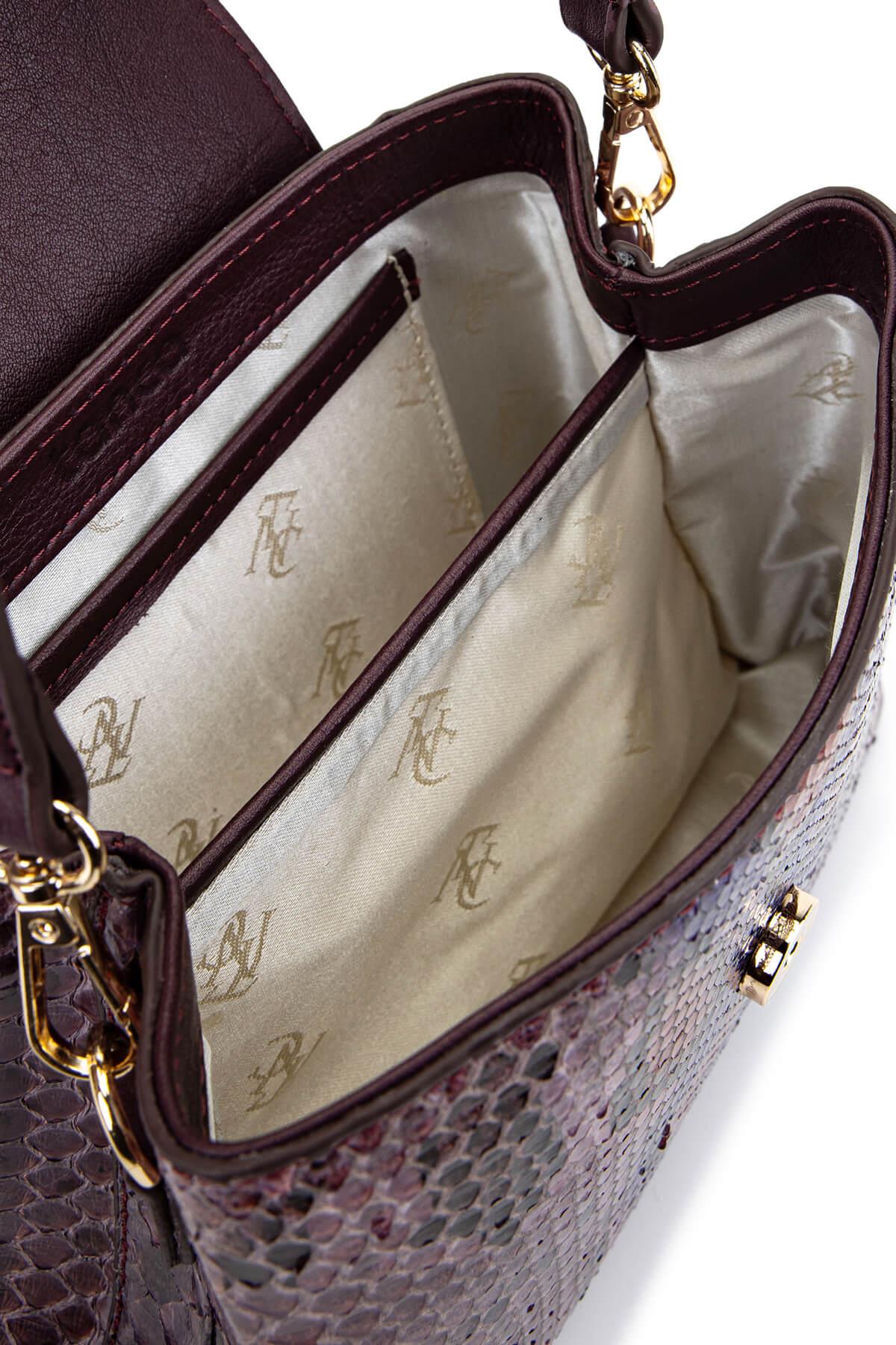 Tamer Tanca Kadın Hakiki Deri Kol Çantası