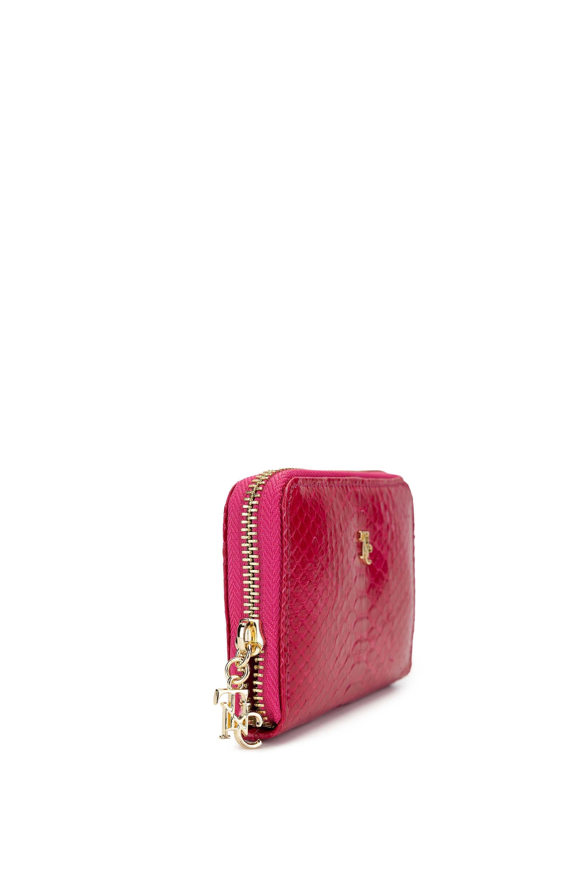 Tamer Tanca Kadın Hakiki Deri Pembe Günlük Cuzdan