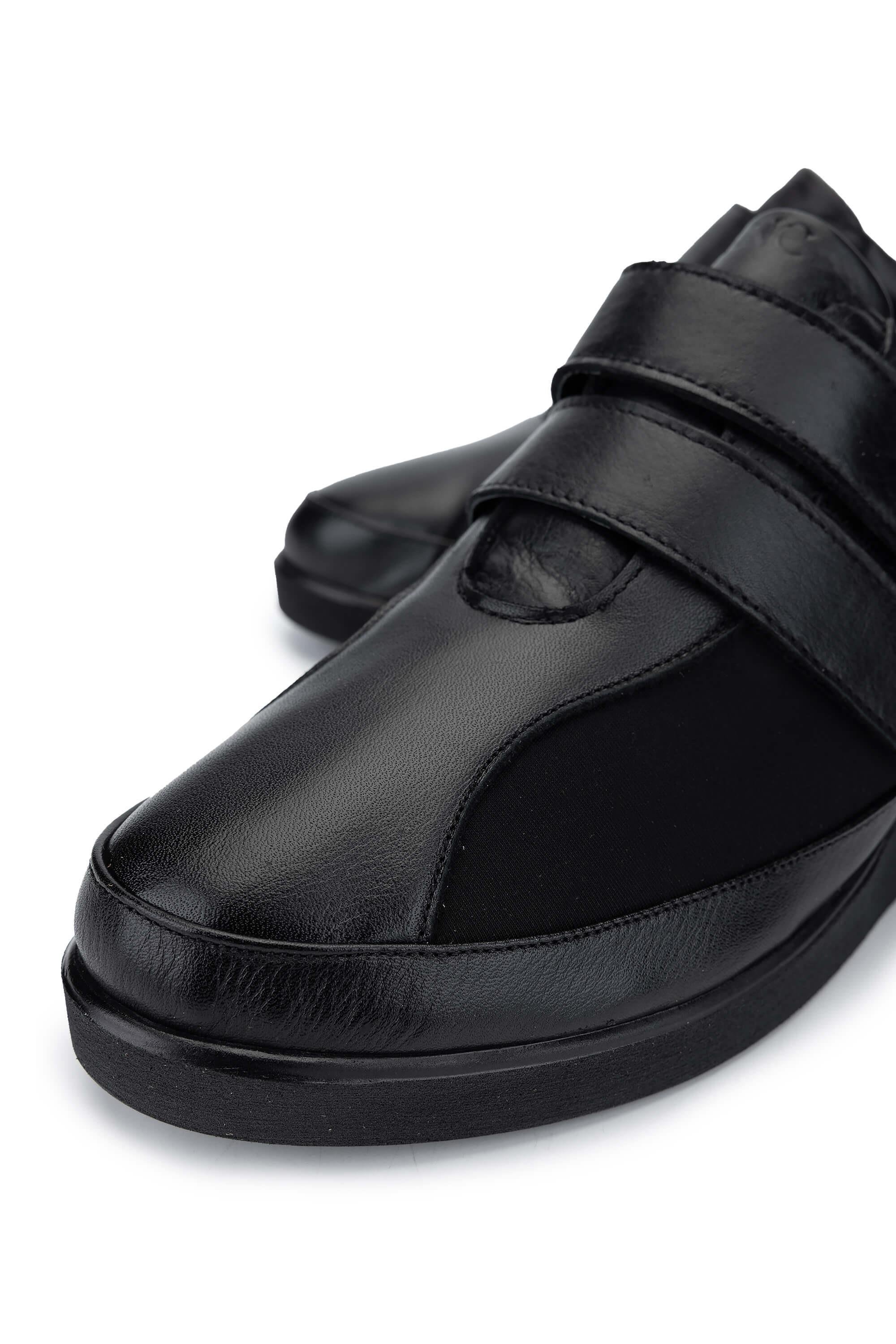 Tamer Tanca Kadın Hakiki Deri Siyah Casual Ayakkabı