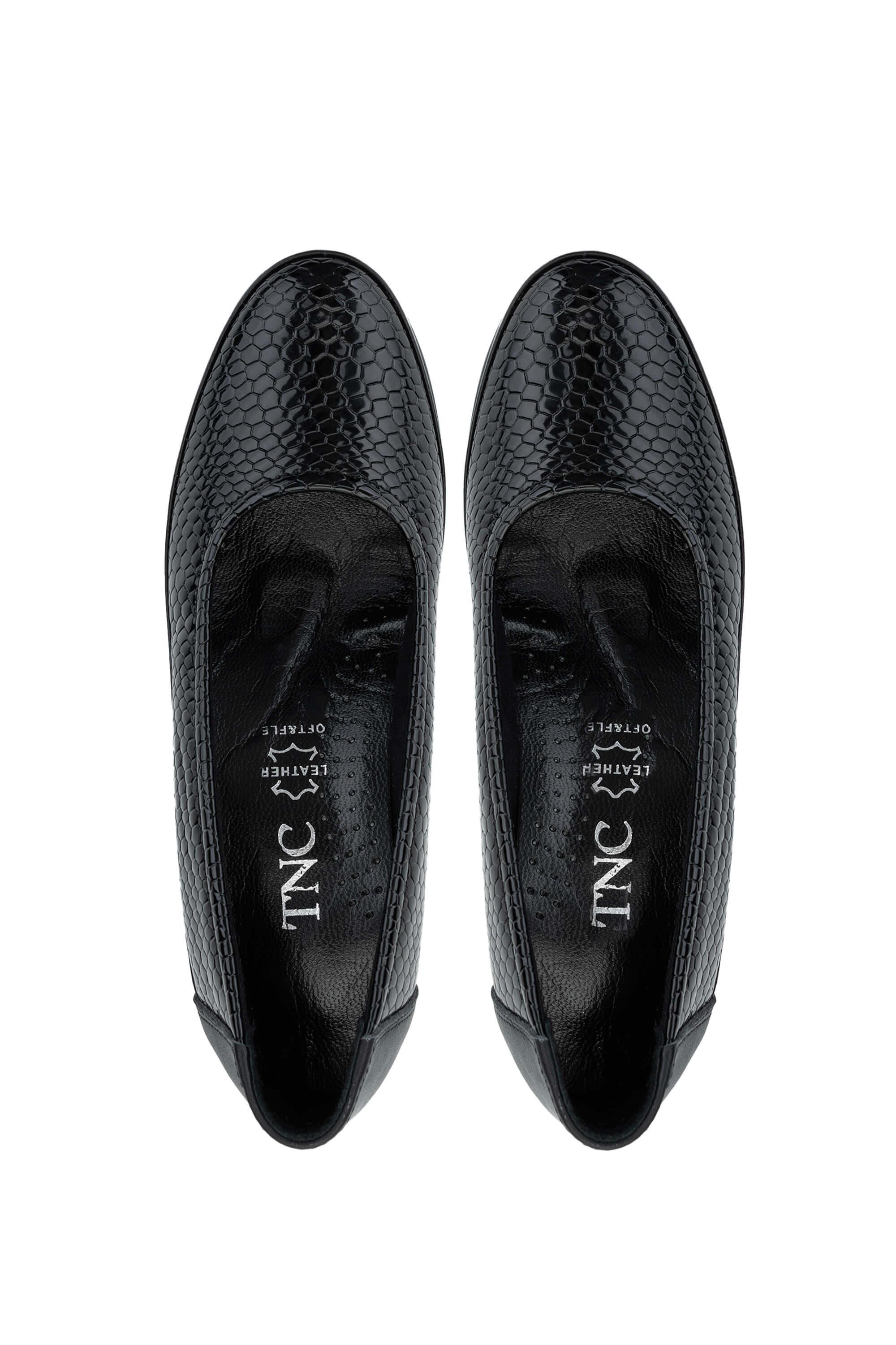 Tamer Tanca Kadın Hakiki Deri Siyah Casual Ayakkabı