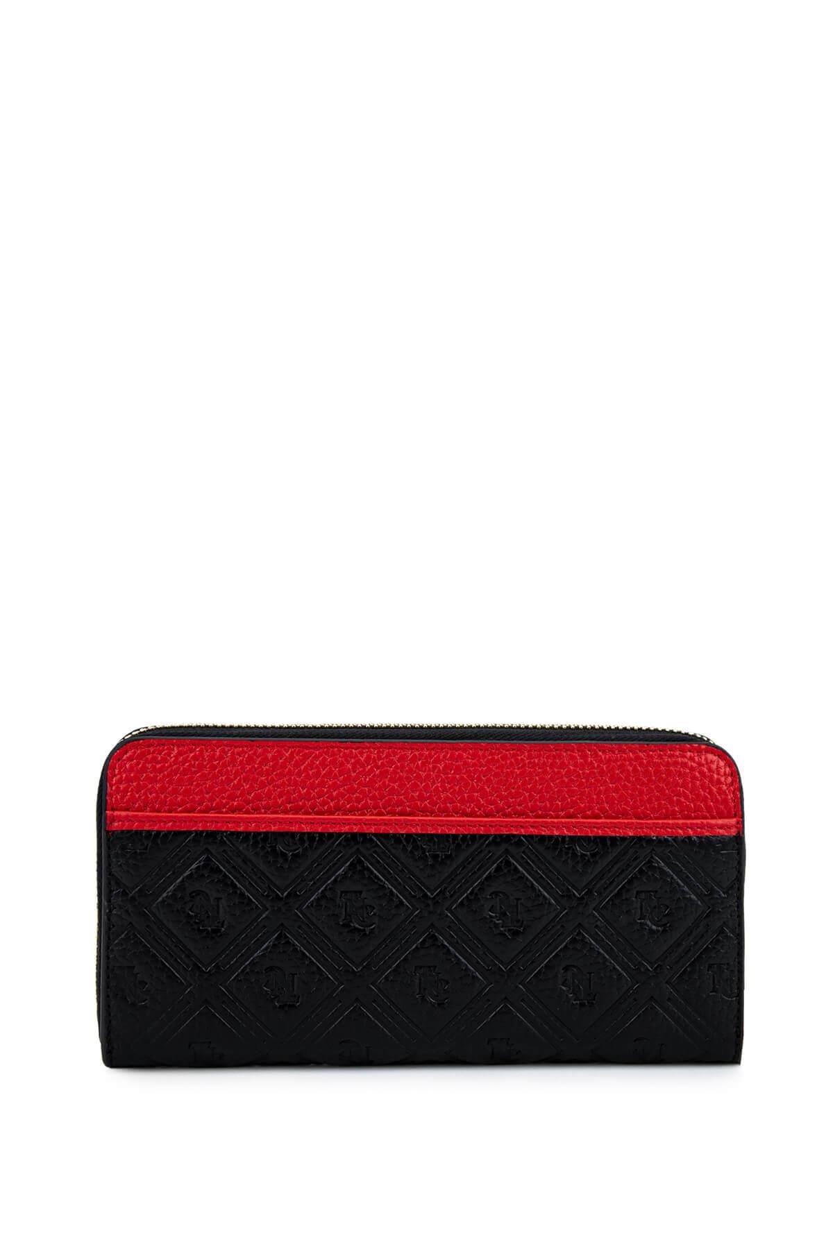 Tamer Tanca Kadın Hakiki Deri Siyah Cüzdan