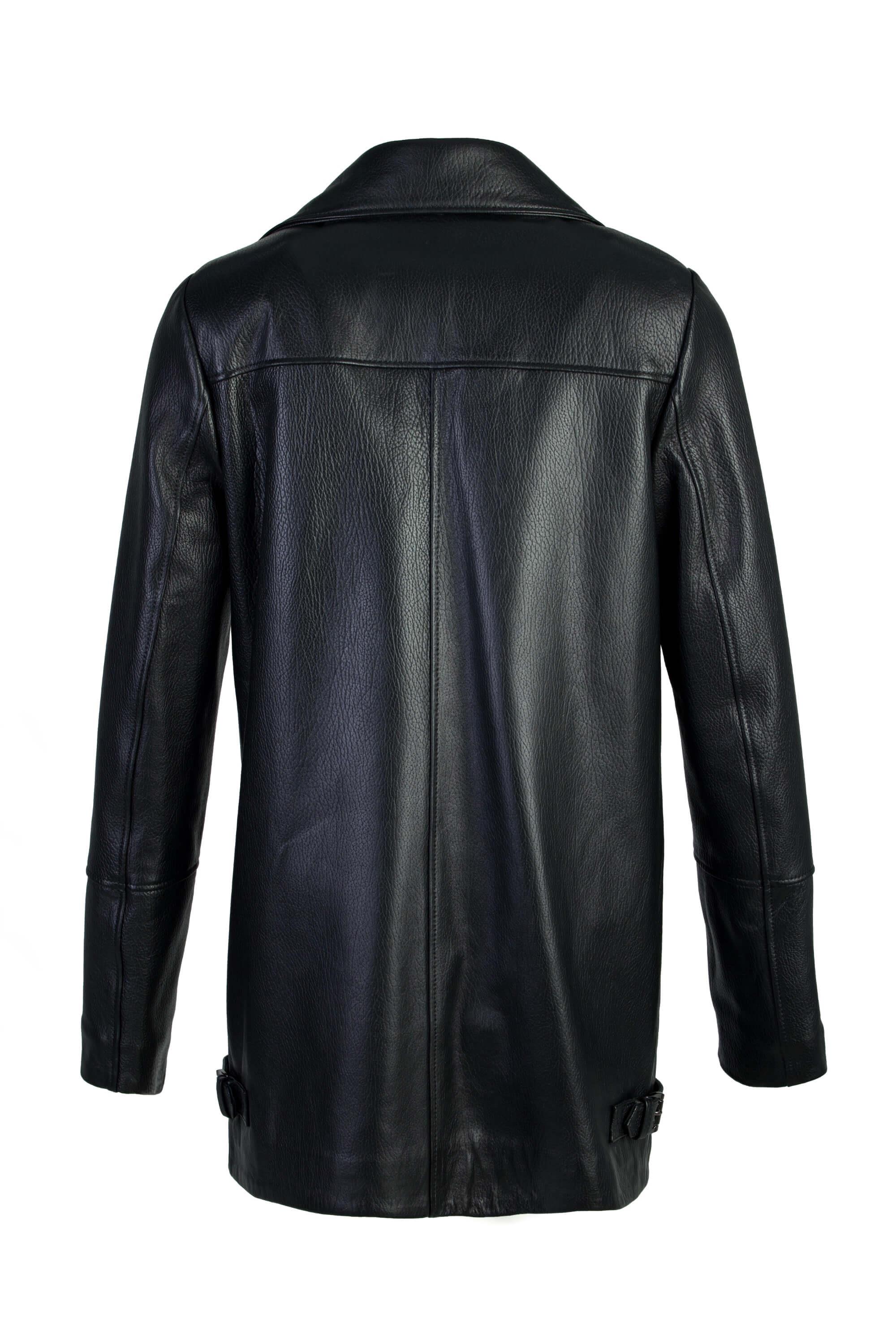 Tamer Tanca Kadın Hakiki Deri Siyah Deri Mont