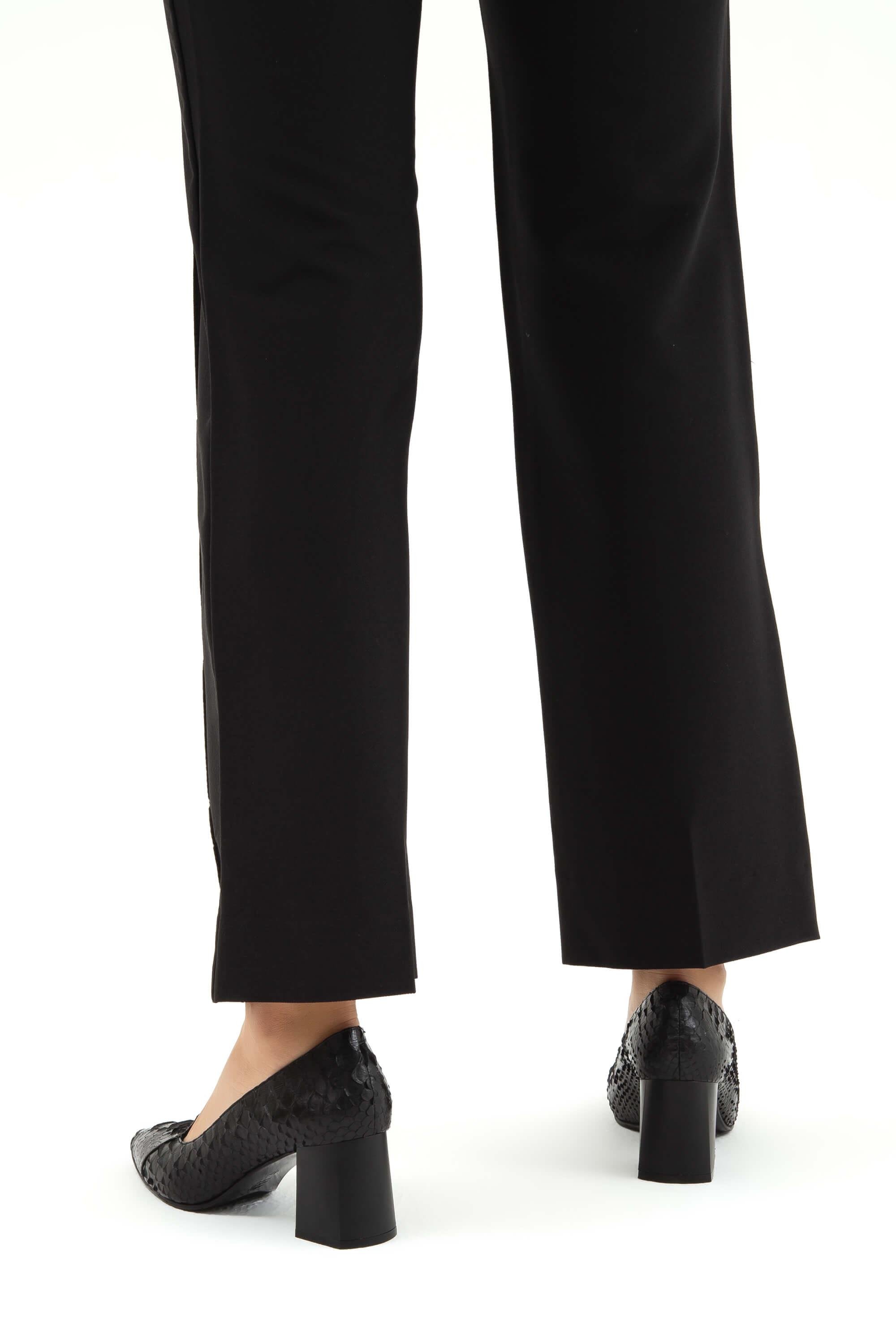 Tamer Tanca Kadın Hakiki Deri Siyah Klasik Ayakkabı