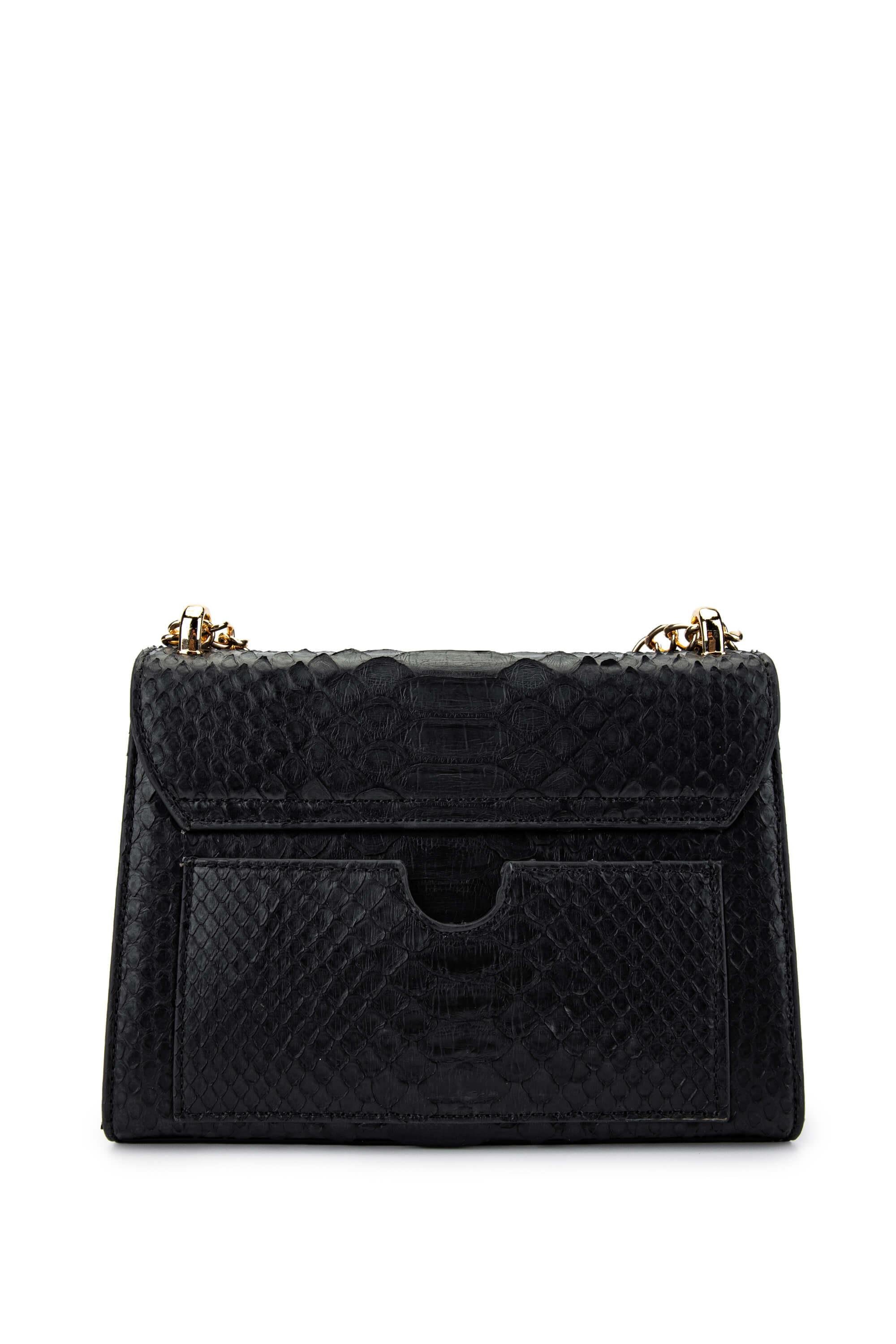 Tamer Tanca Kadın Hakiki Deri Siyah Omuz Çanta