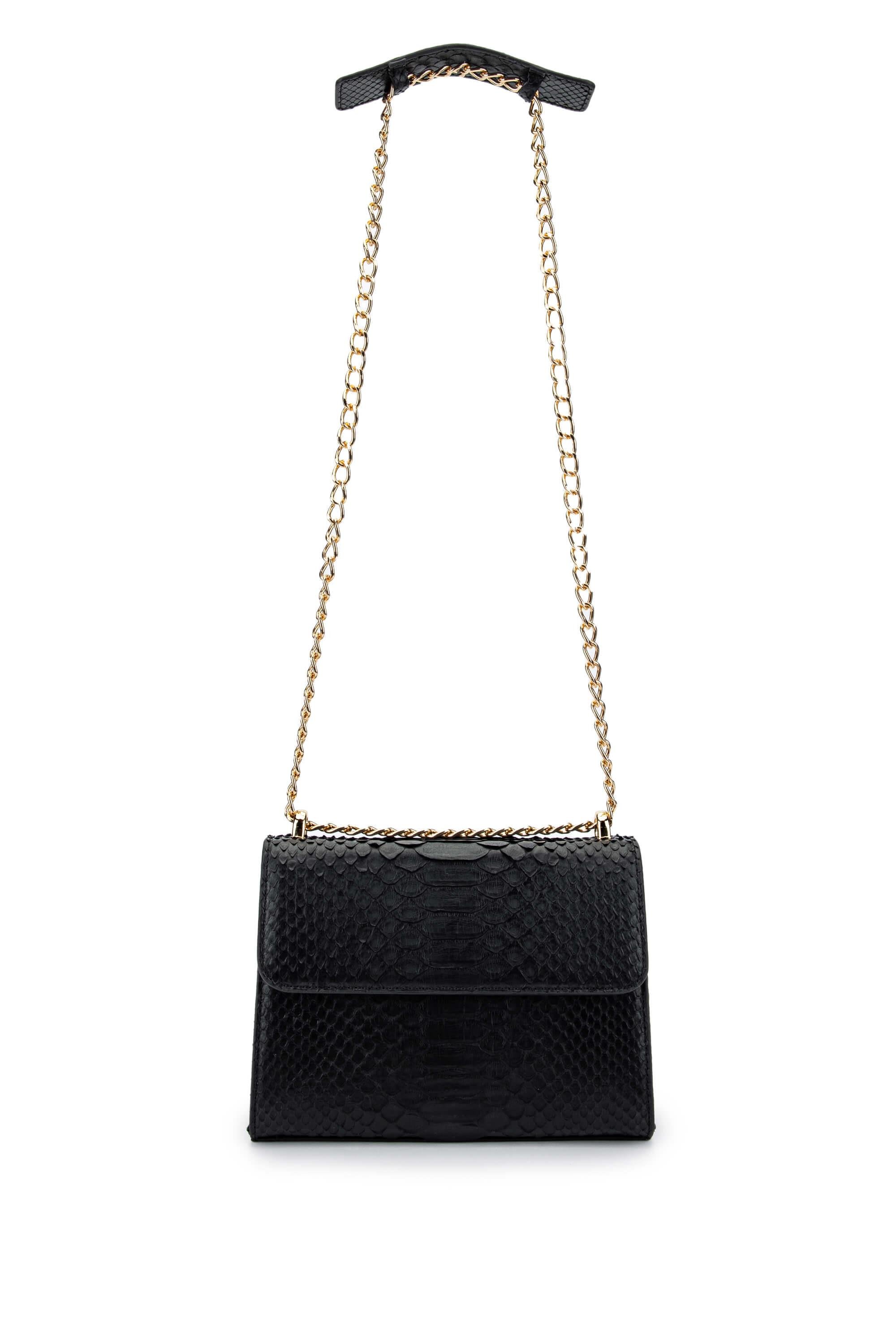 Tamer Tanca Kadın Hakiki Deri Siyah Omuz Çanta