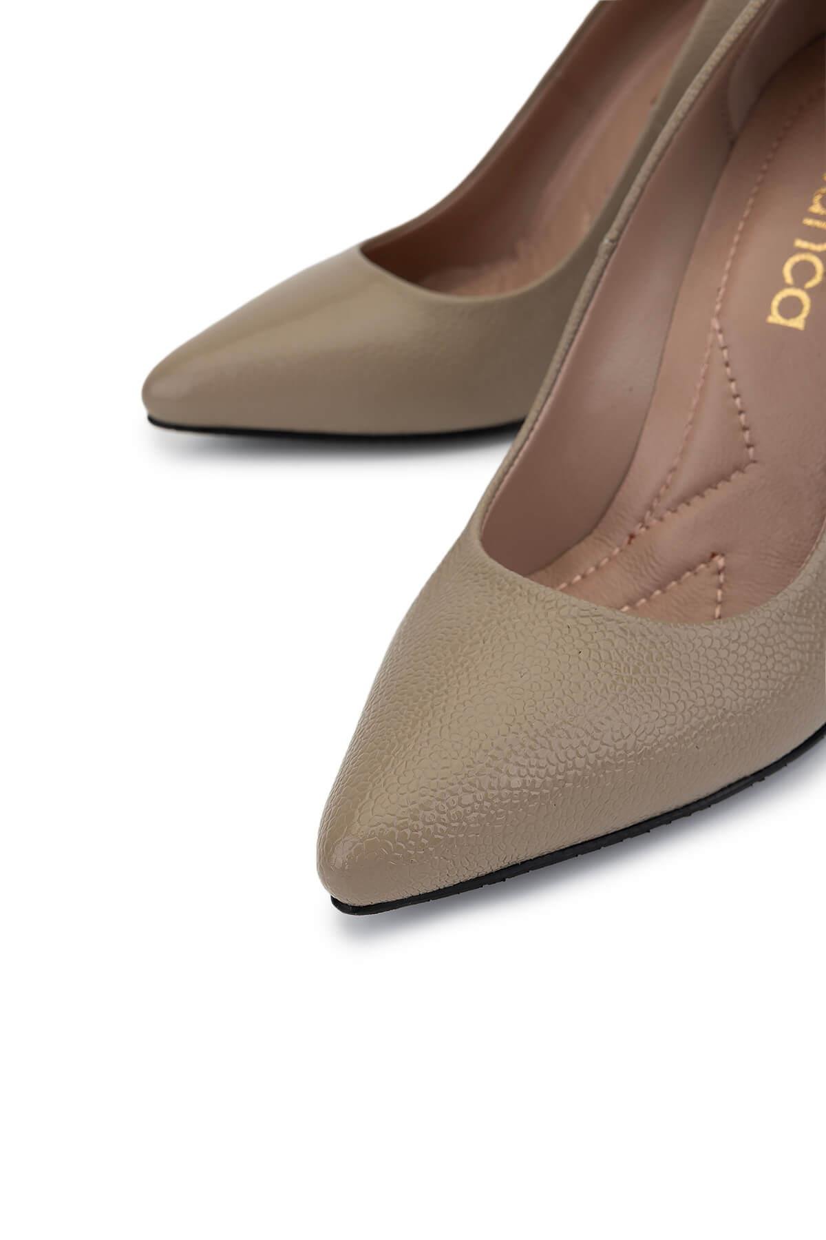 Tamer Tanca Kadın Hakiki Deri Topuklu Ayakkabı