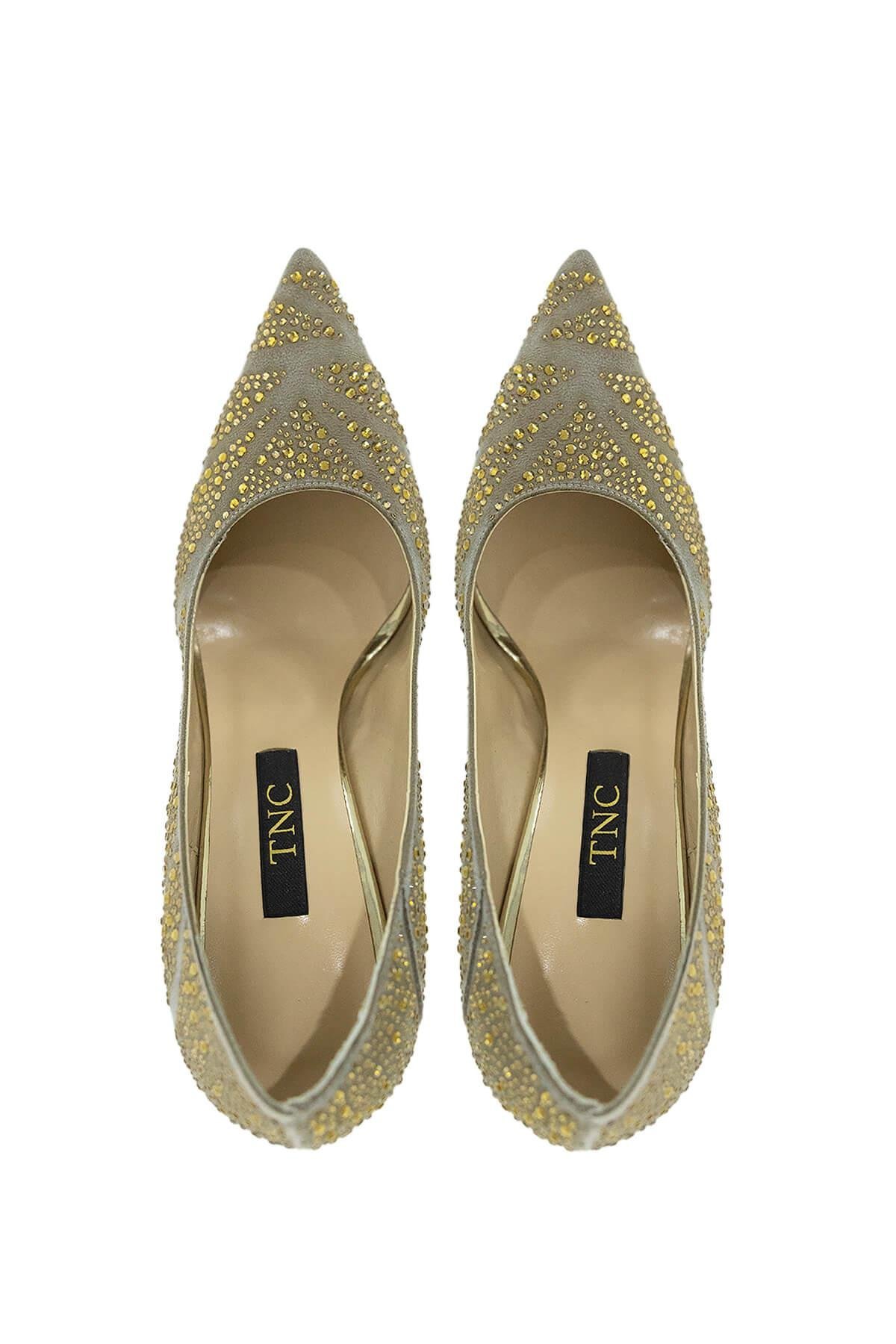 Tamer Tanca Kadın Hakiki Deri Vizon Abiye Ayakkabı