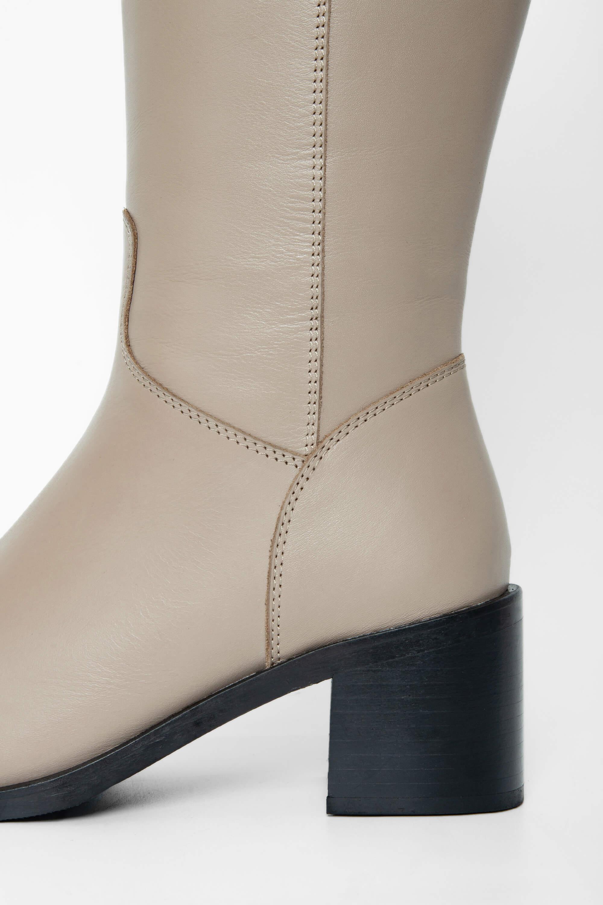 Tamer Tanca Kadın Hakiki Deri Vizon Casual Çizme