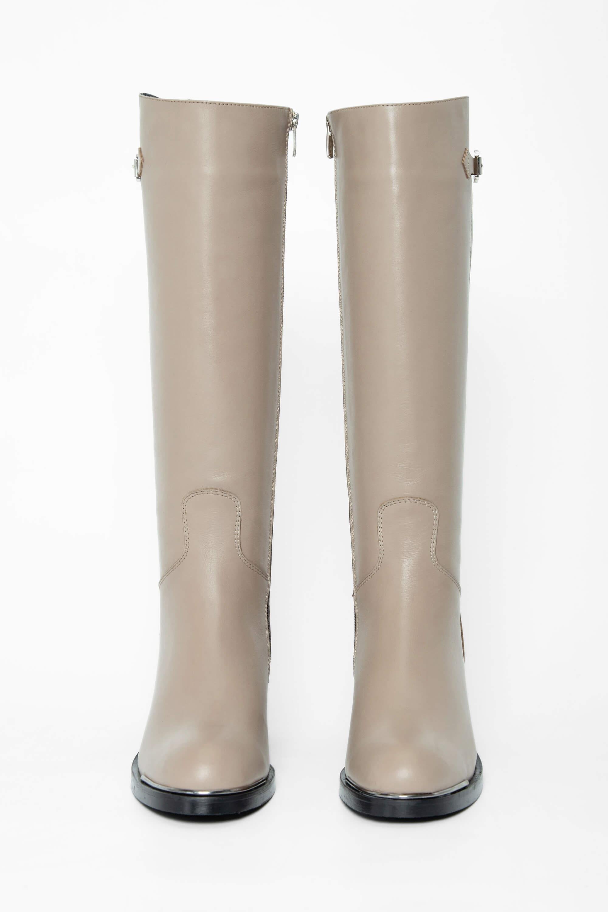 Tamer Tanca Kadın Hakiki Deri Vizon Casual Çizme