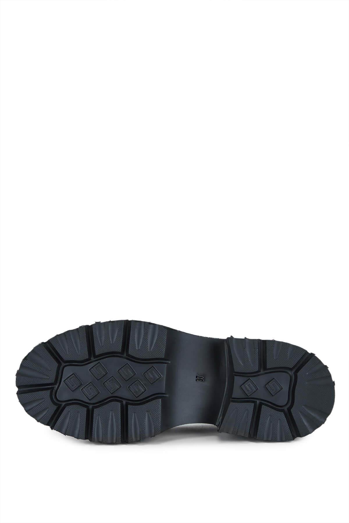 Tamer Tanca Kadın Hakiki Deri Vizon Loafer Ayakkabı