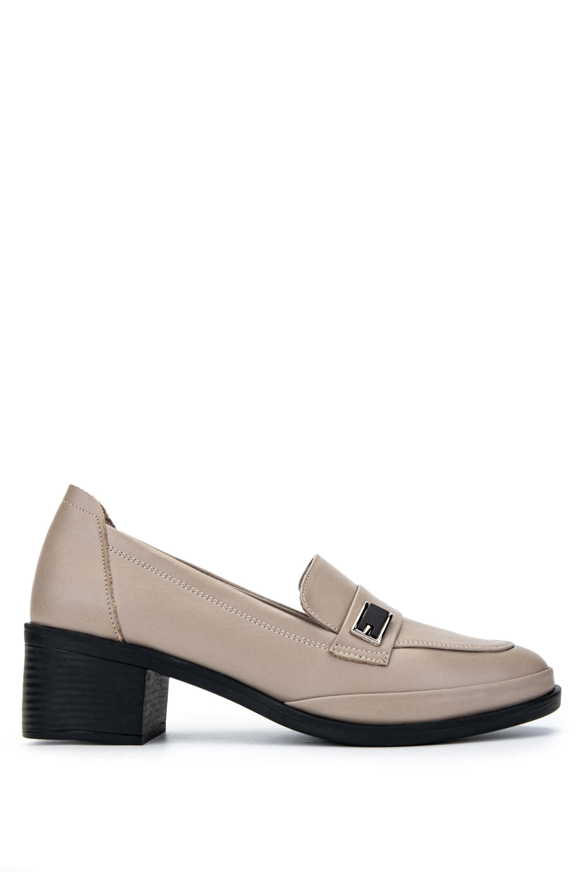 Tamer Tanca Kadın Hakiki Deri Vizon Makosen Ayakkabı