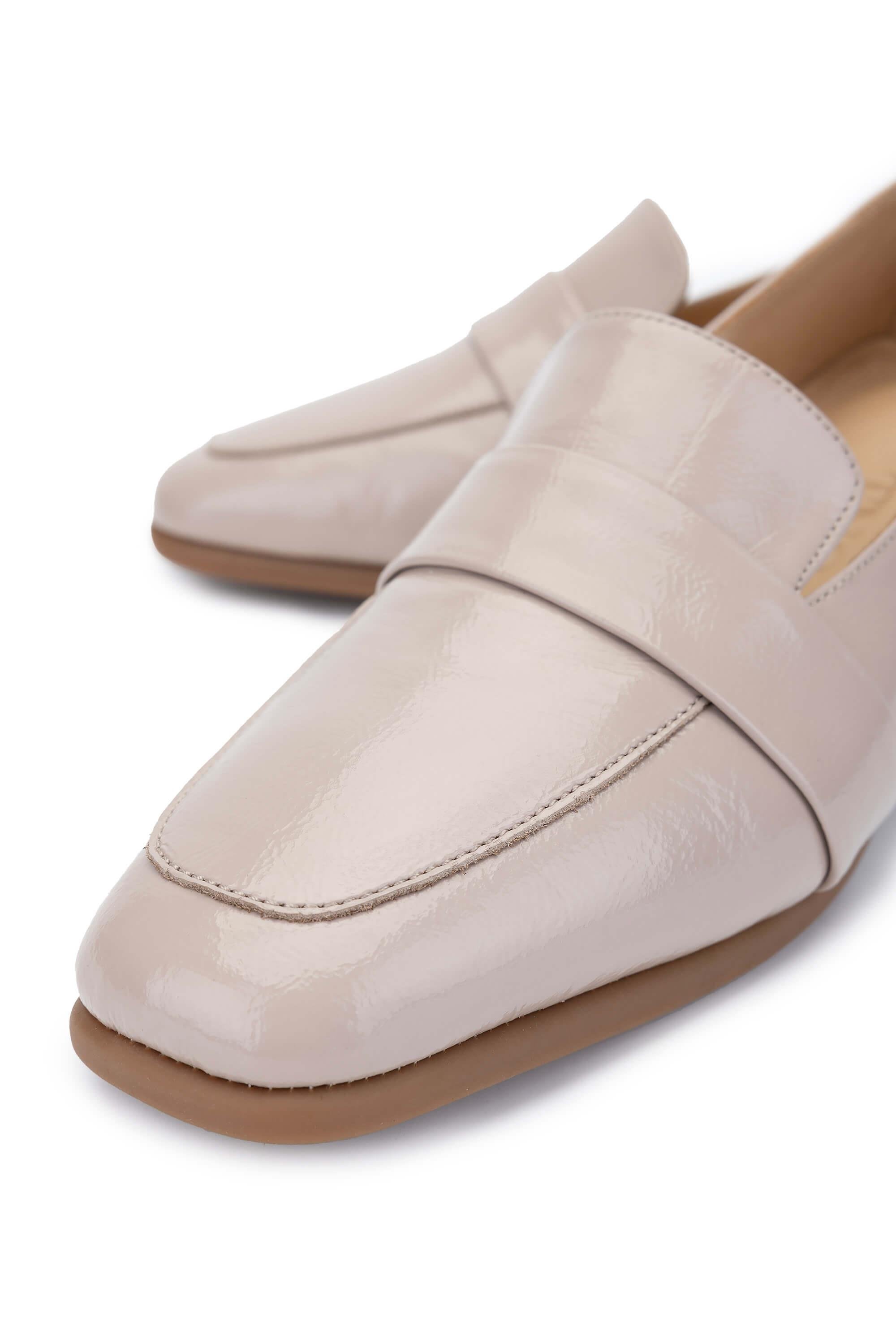 Tamer Tanca Kadın Hakiki Deri Vizon Rugan Topuklu Ayakkabı