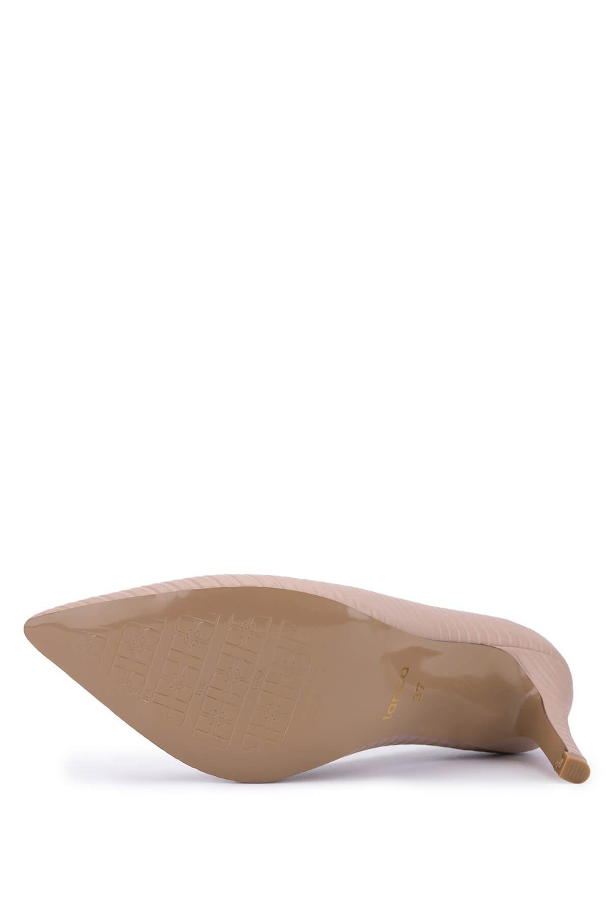 Tamer Tanca Kadın Hakiki Deri Vizon Stiletto Ayakkabı