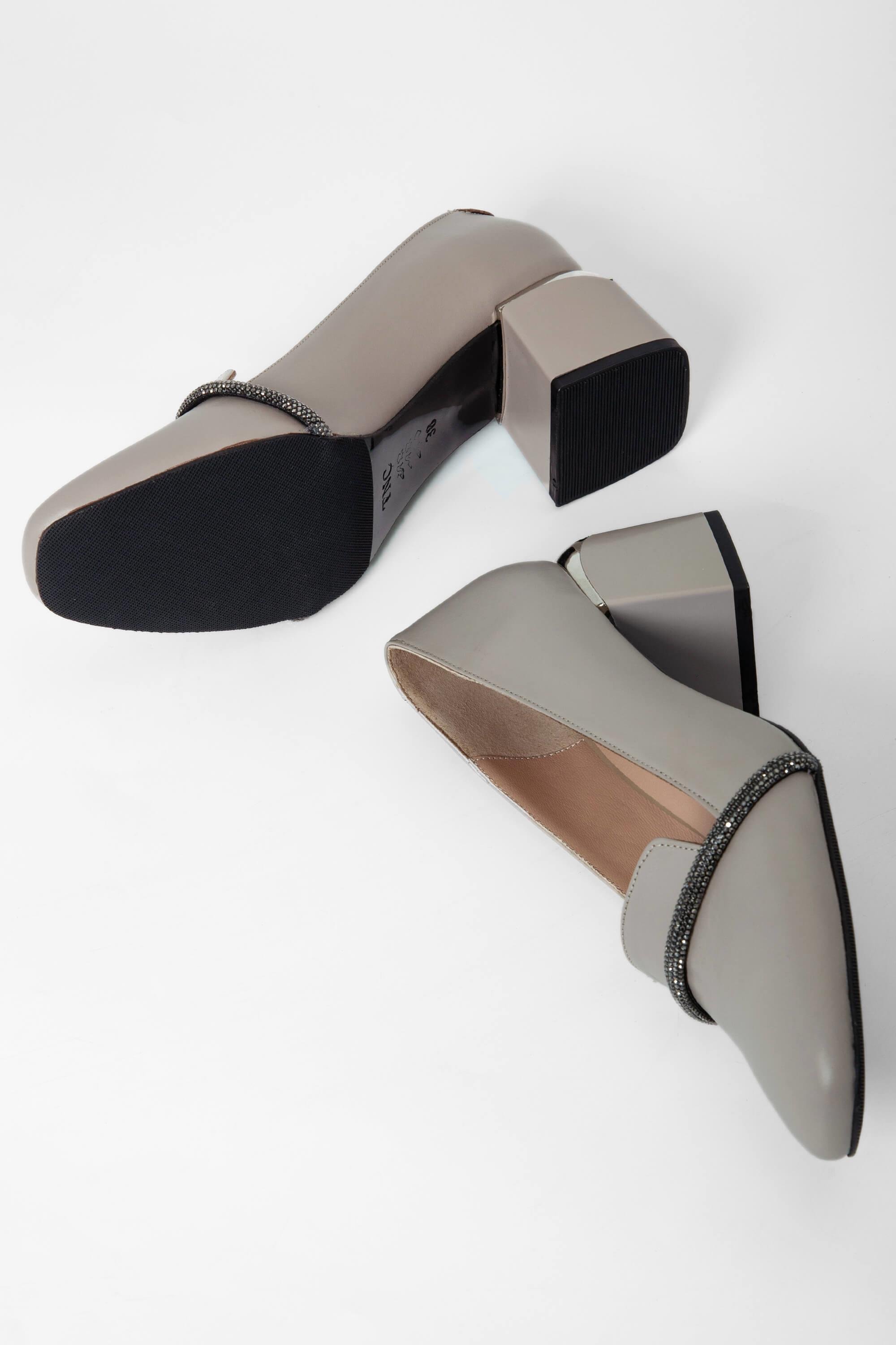 Tamer Tanca Kadın Hakiki Deri Vizon Topuklu Ayakkabı