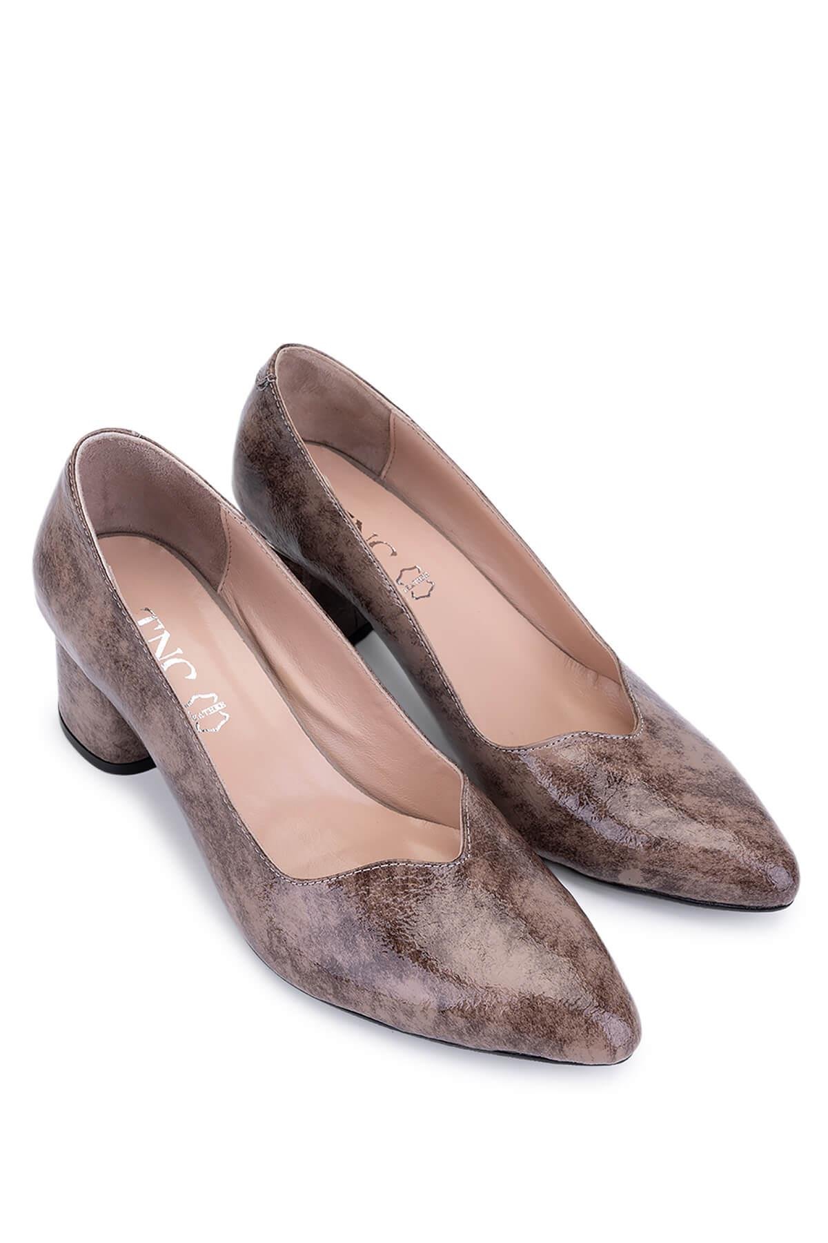 Tamer Tanca Kadın Hakiki Deri Vizon Topuklu & Stiletto Ayakkabı