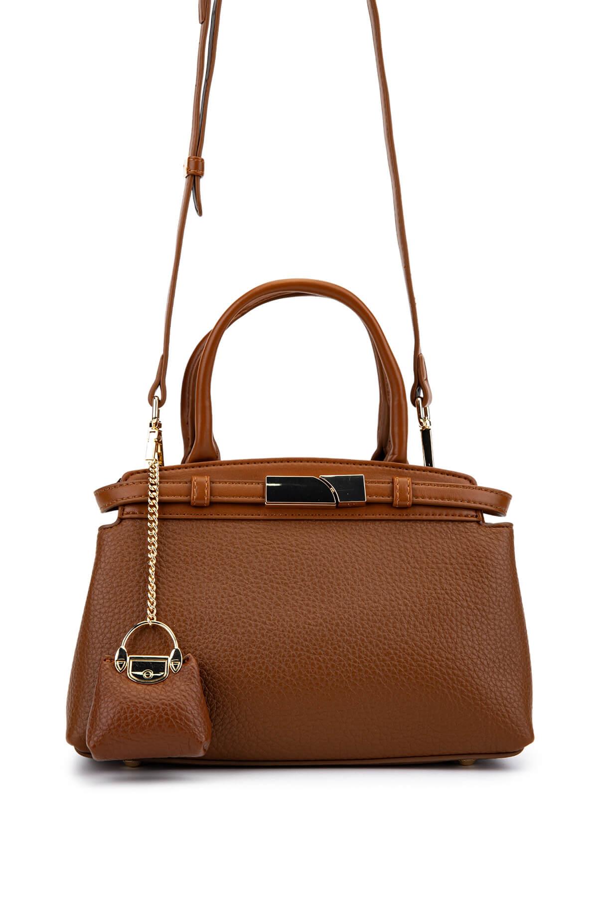 Tamer Tanca Kadın Suni Deri Camel Omuz Çanta