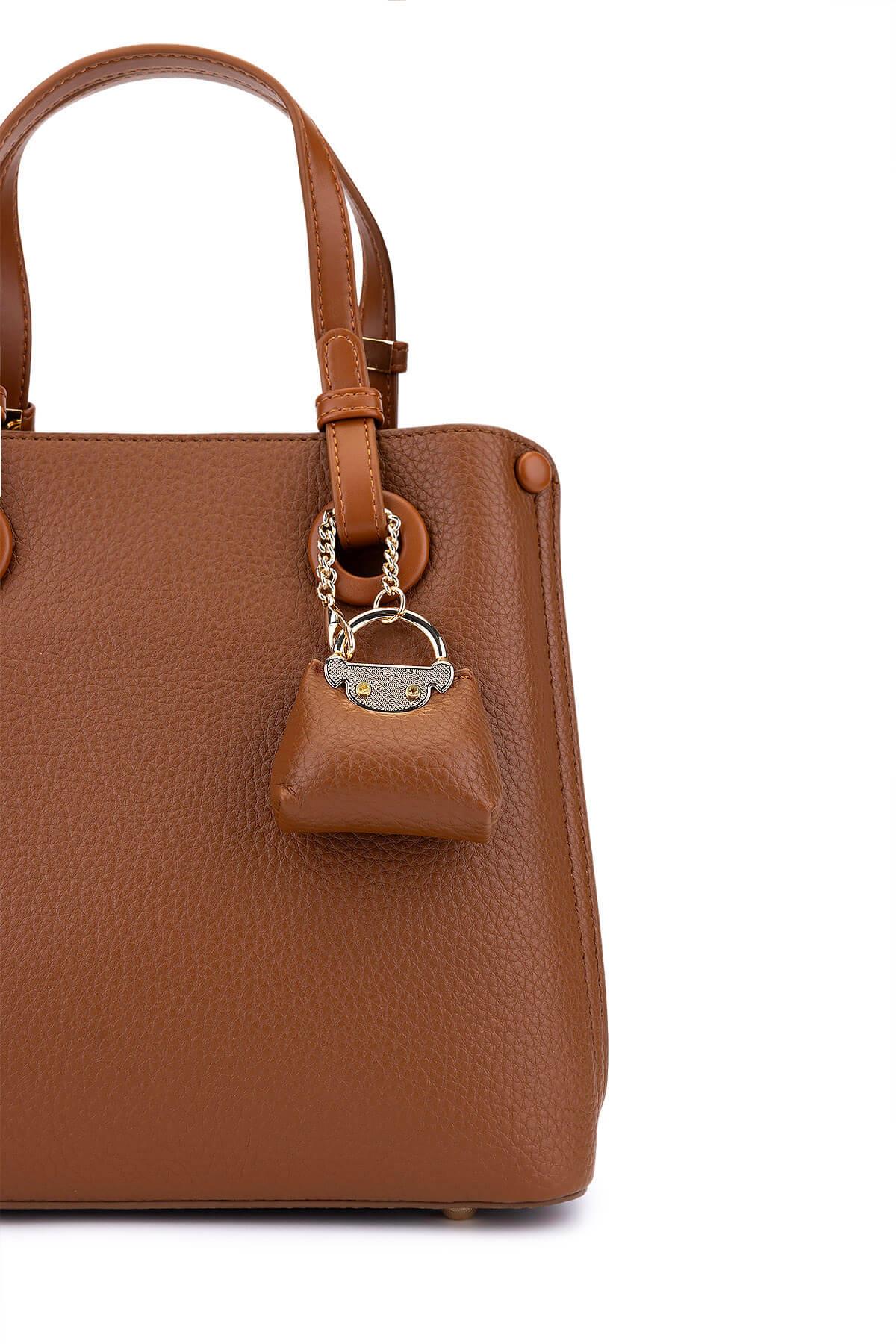 Tamer Tanca Kadın Suni Deri Camel Omuz Çanta