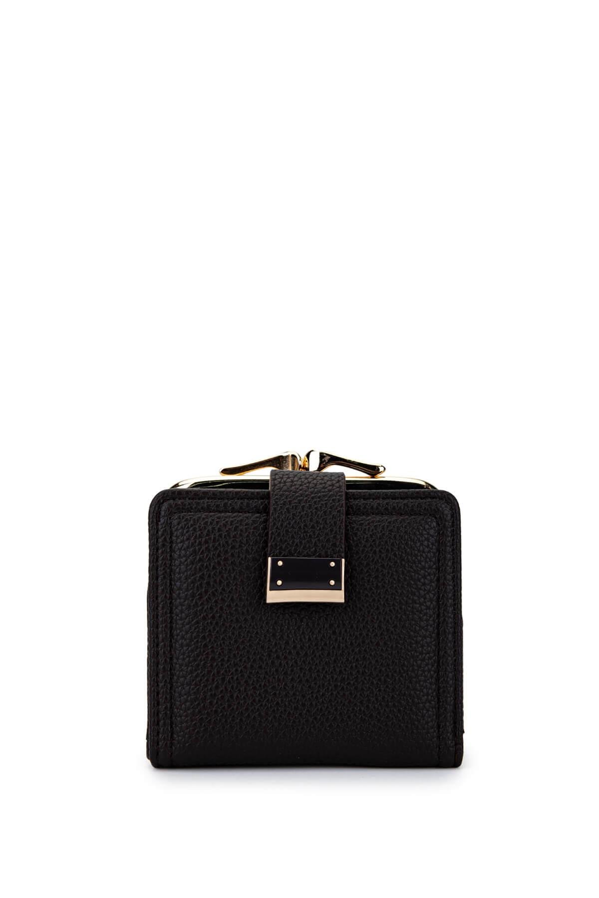 Tamer Tanca Kadın Suni Deri Kahverengi Cüzdan