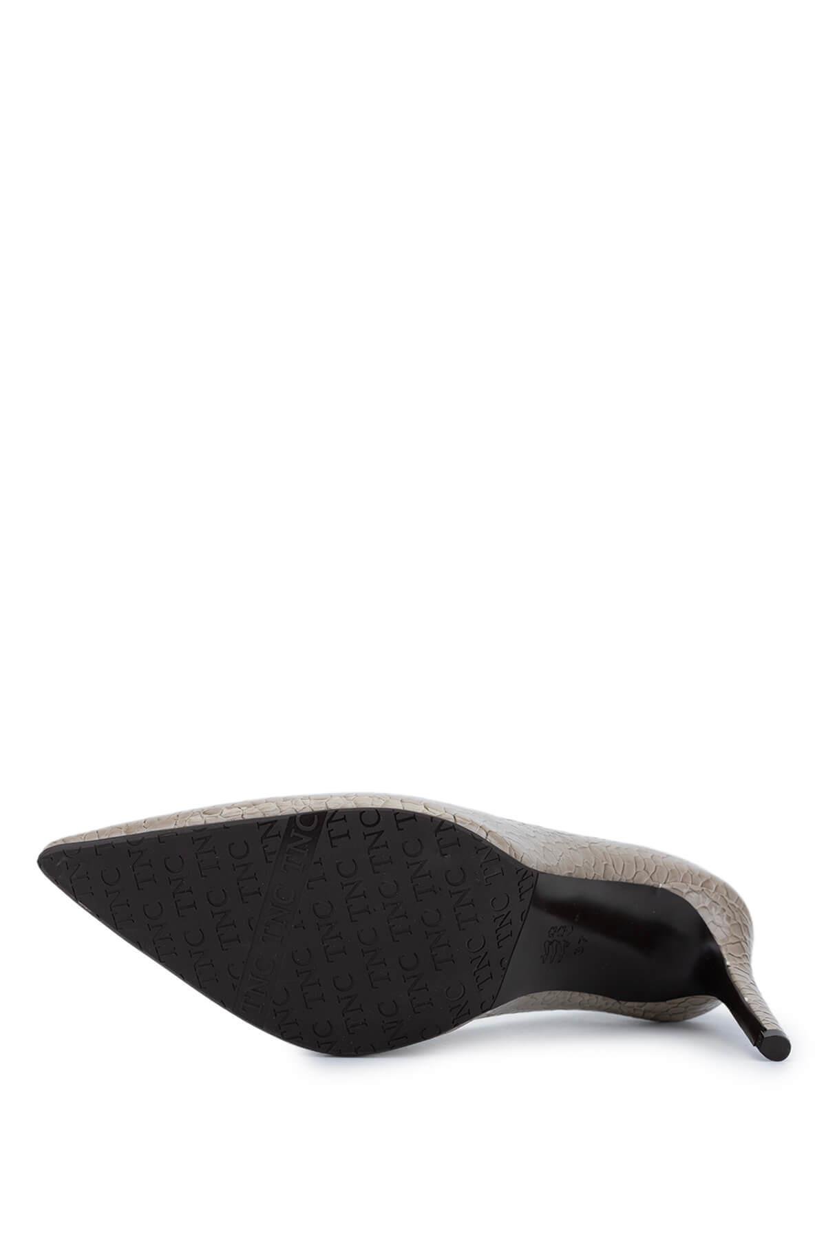 Tamer Tanca Kadın Suni Deri Nude Topuklu Ayakkabı