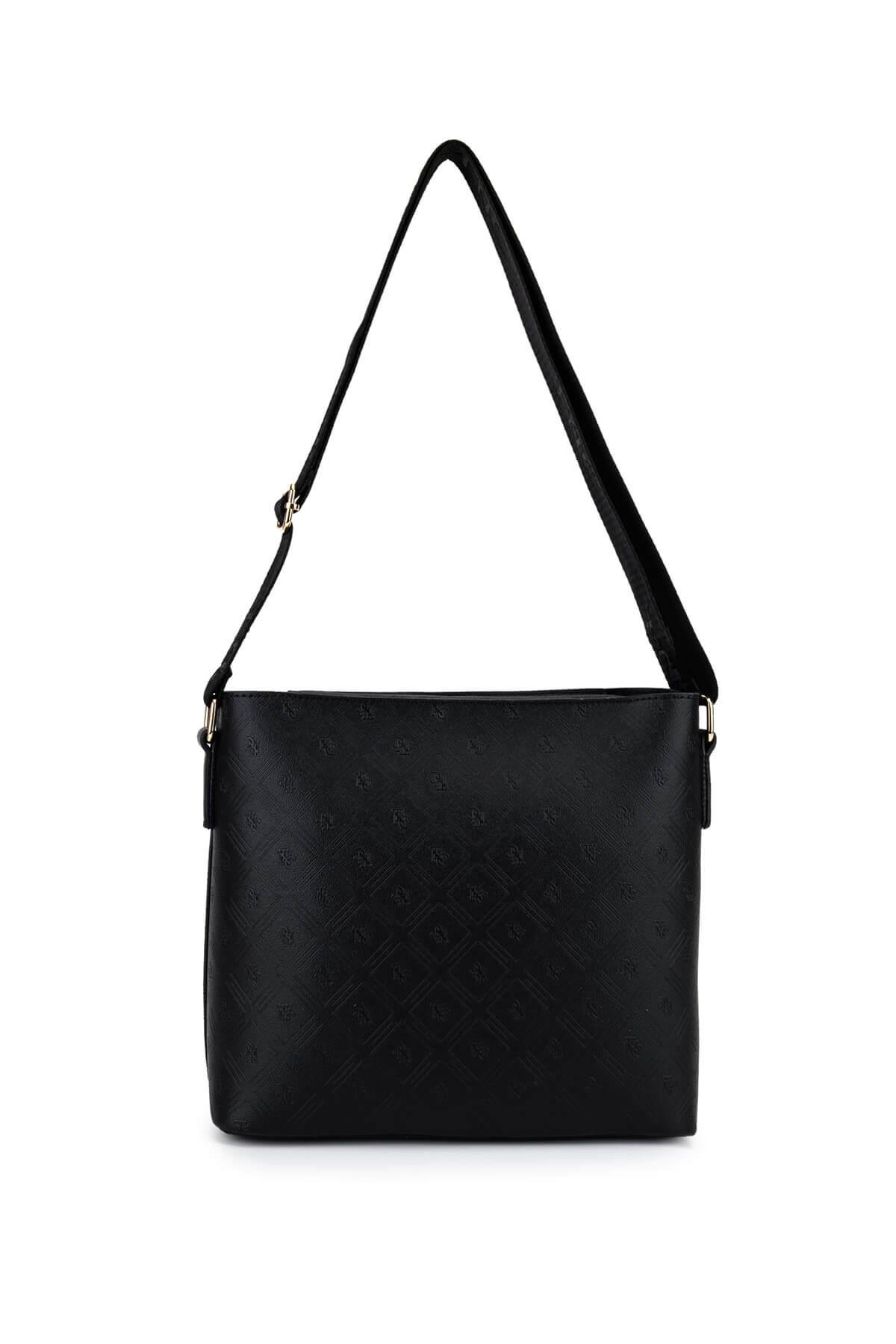 Tamer Tanca Kadın Suni Deri Siyah Postacı Çanta