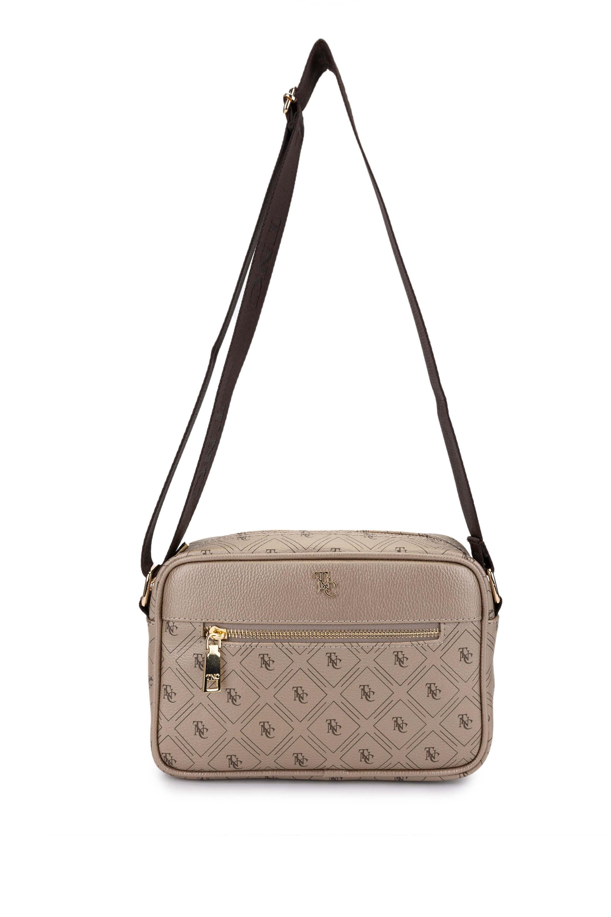 Tamer Tanca Kadın Vegan Altın Postacı Çanta