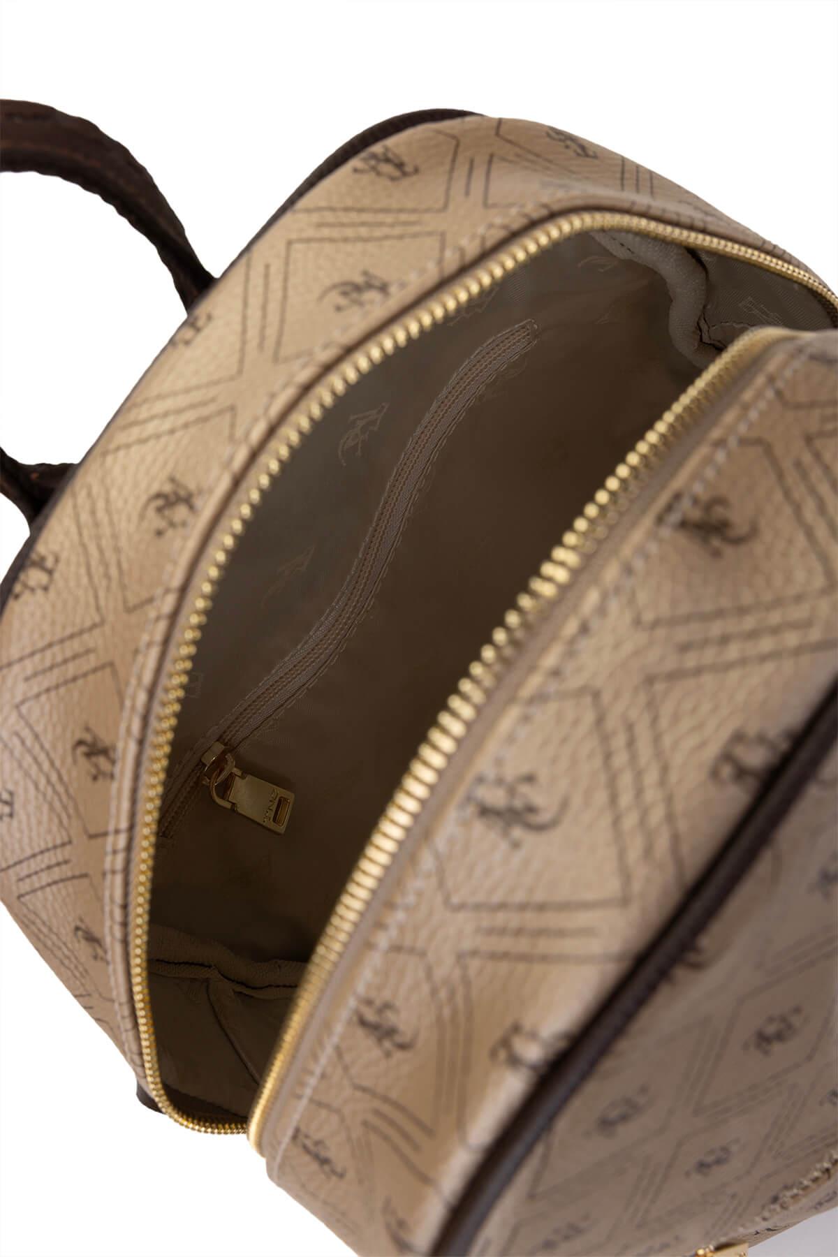 Tamer Tanca Kadın Vegan Altın Sırt Çantası