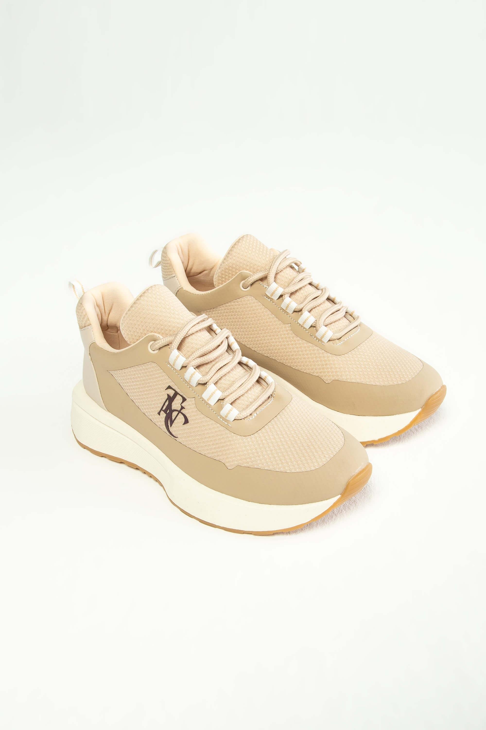 Tamer Tanca Kadın Vegan Bej Sneakers & Spor Ayakkabı
