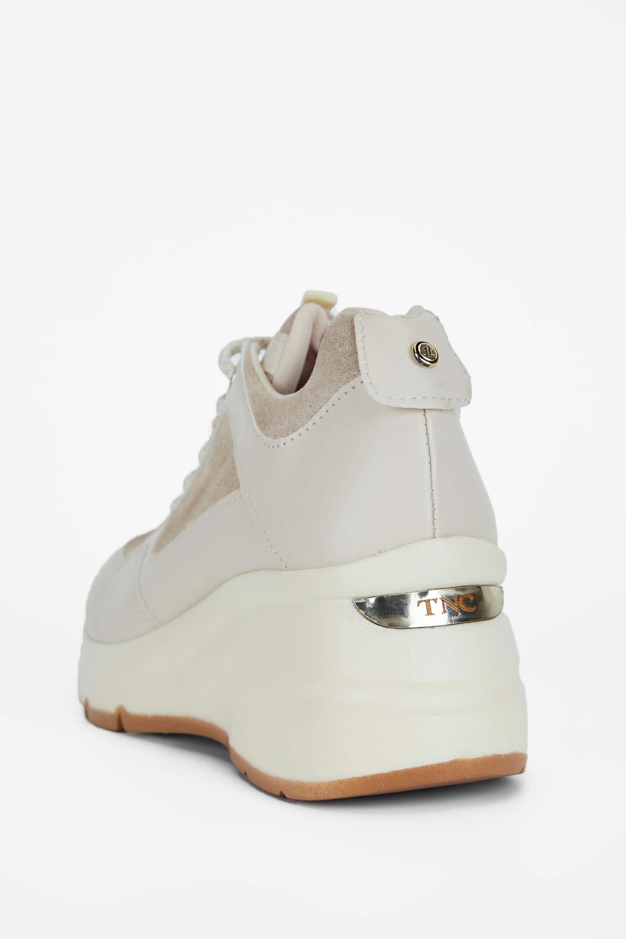 Tamer Tanca Kadın Vegan Bej Sneakers & Spor Ayakkabı