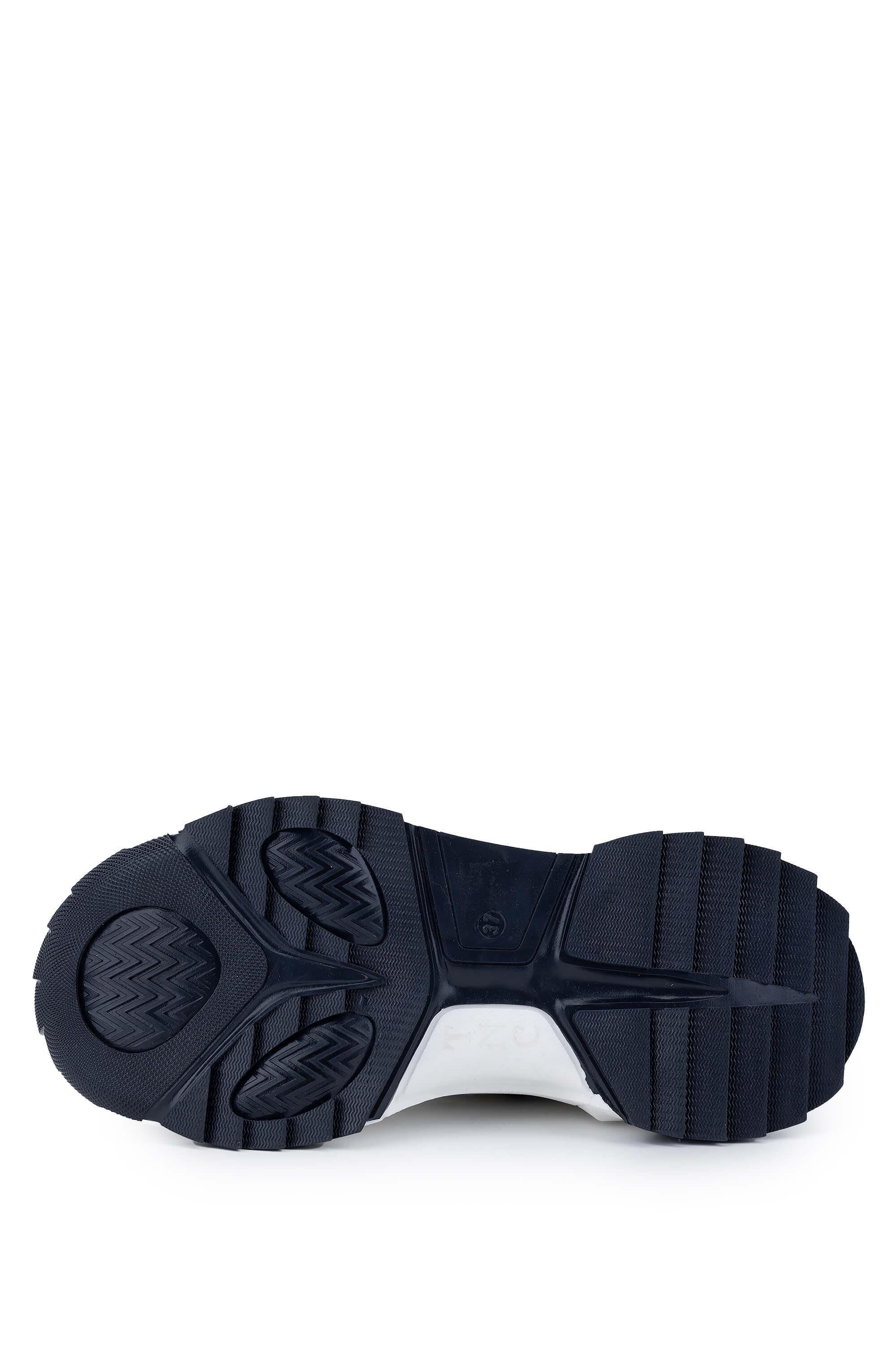 Tamer Tanca Kadın Vegan Beyaz/Lacivert Sneakers & Spor Ayakkabı