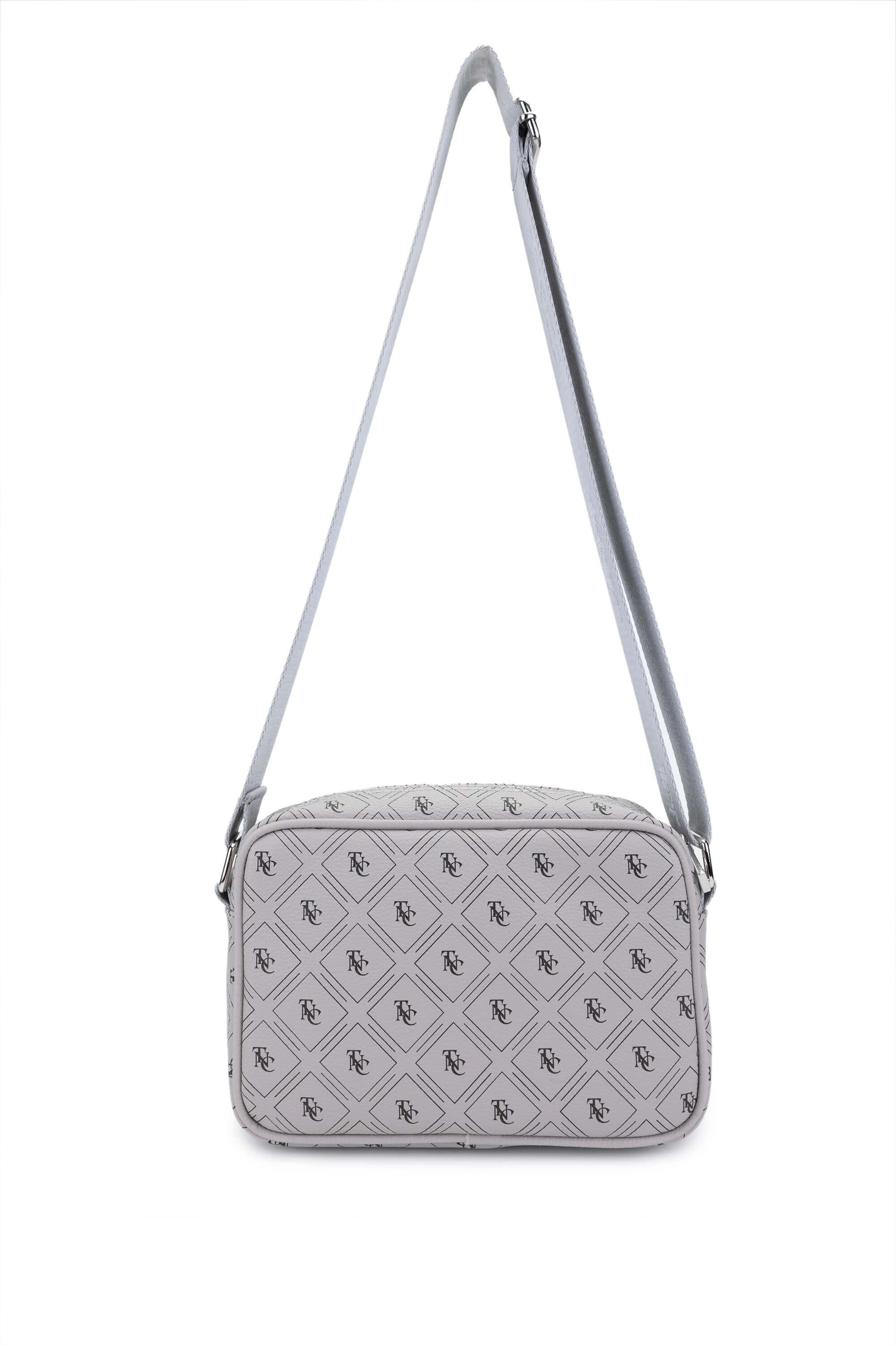 Tamer Tanca Kadın Vegan Gri Postacı Çanta