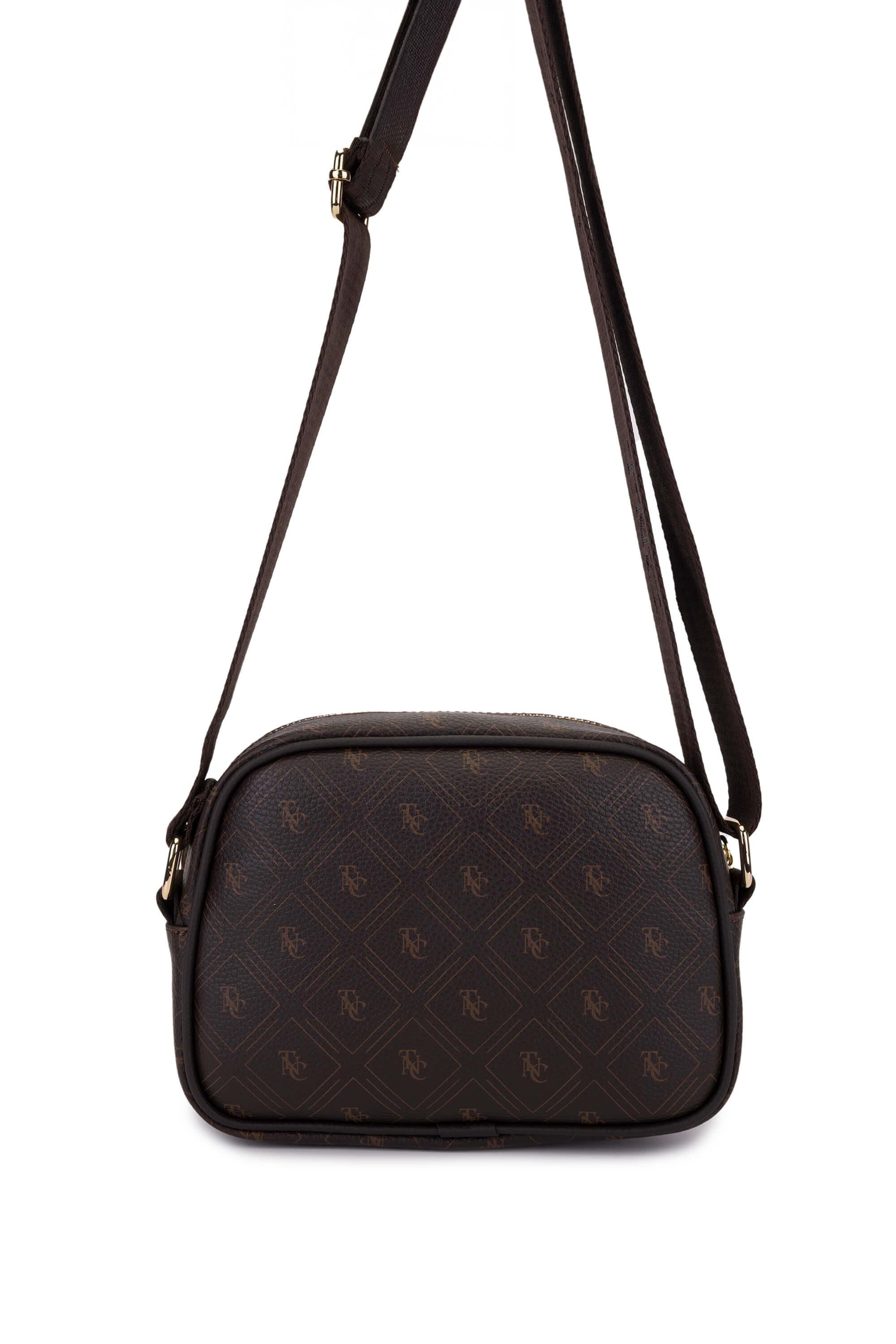 Tamer Tanca Kadın Vegan Kahverengi Postacı Çanta