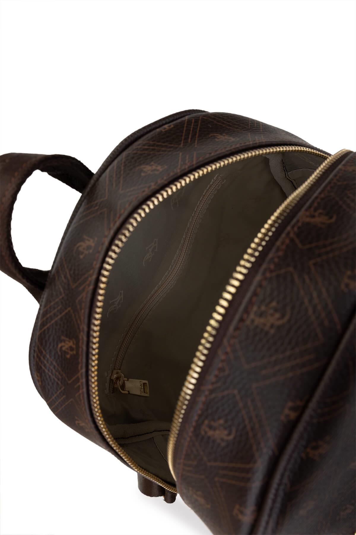 Tamer Tanca Kadın Vegan Kahverengi Sırt Çantası