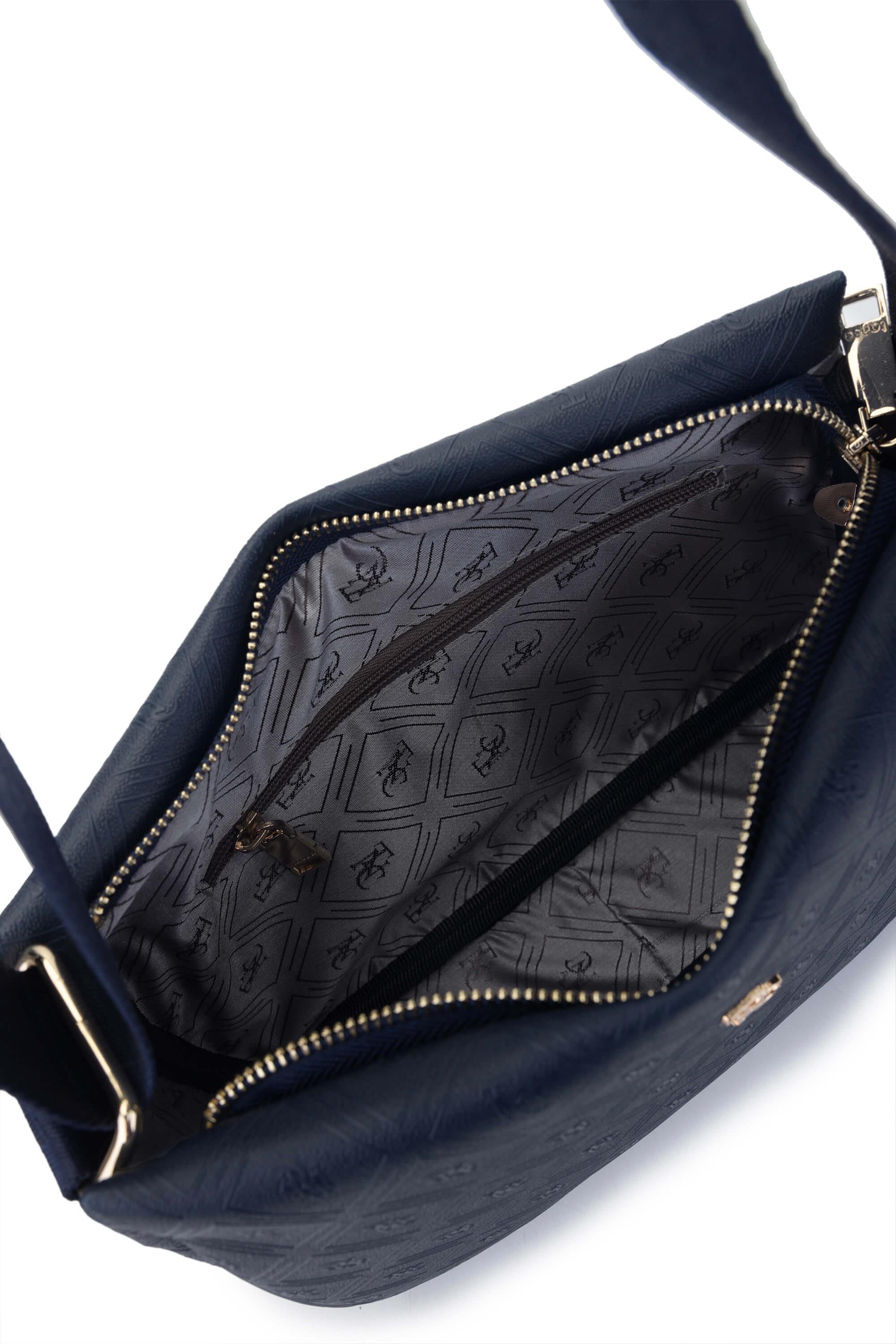 Tamer Tanca Kadın Vegan Lacivert Postacı Çanta