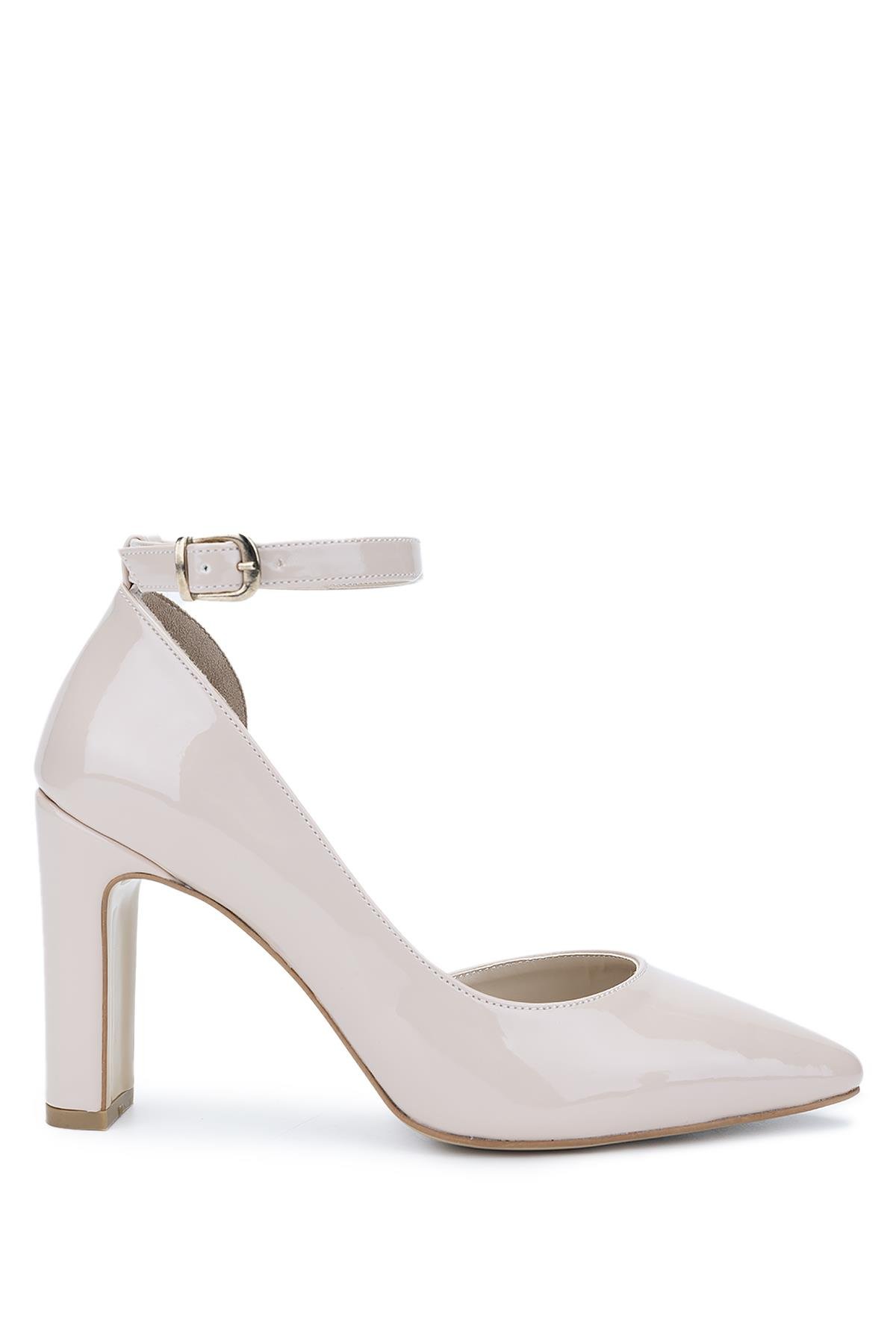 Tamer Tanca Kadın Vegan Nude Rugan Topuklu & Stiletto Ayakkabı