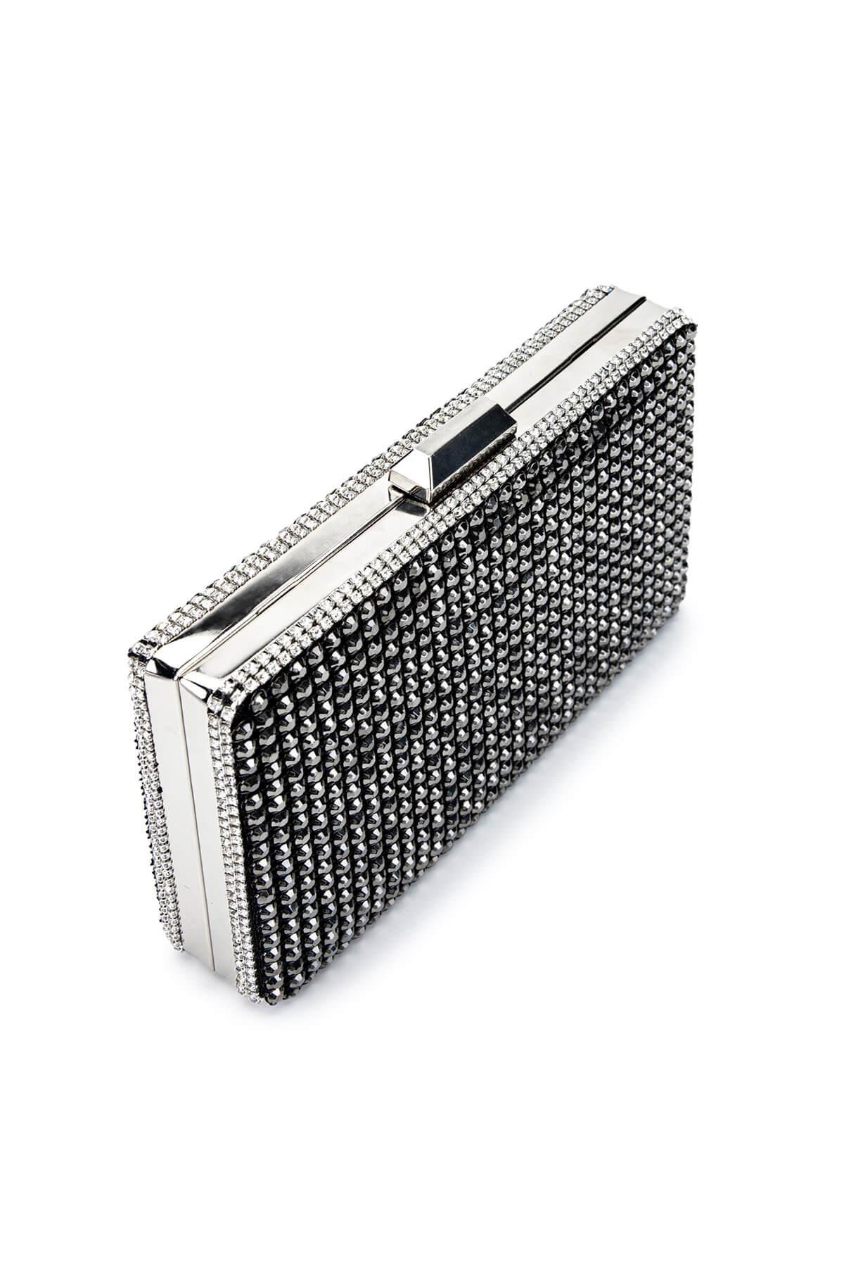 Tamer Tanca Kadın Vegan Siyah Abiye Çanta