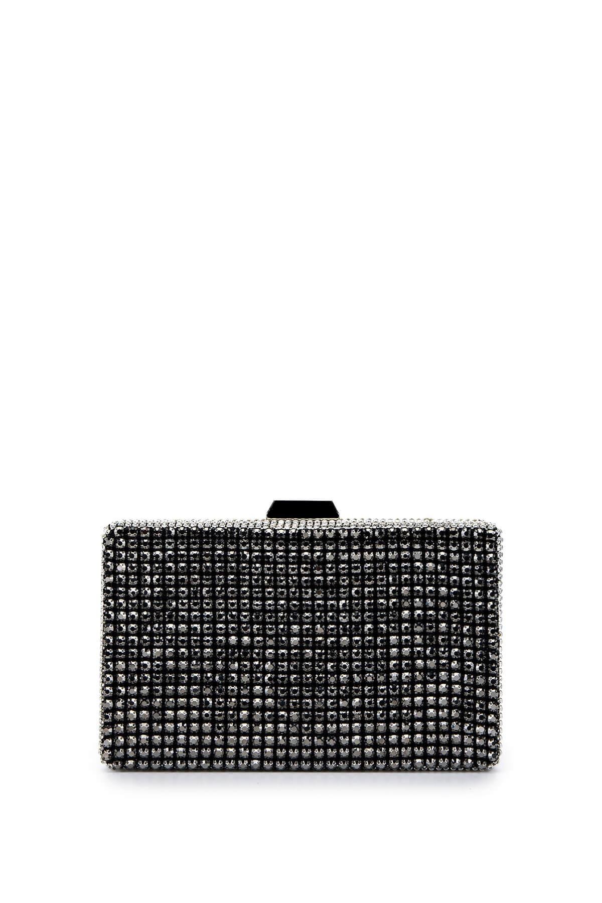 Tamer Tanca Kadın Vegan Siyah Abiye Çanta