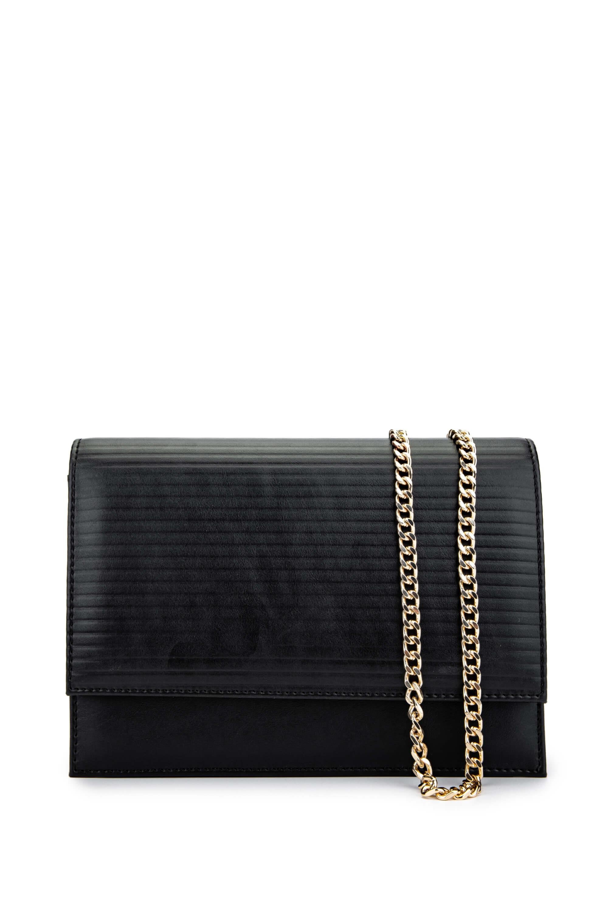 Tamer Tanca Kadın Vegan Siyah Omuz Çanta