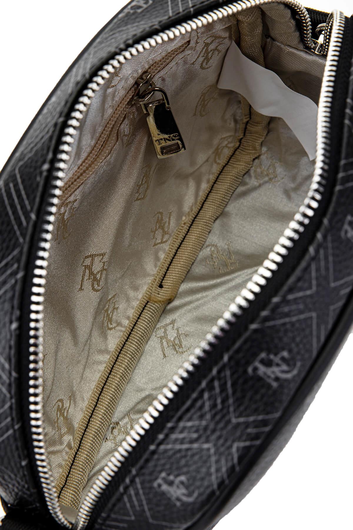 Tamer Tanca Kadın Vegan Siyah Postacı Çanta