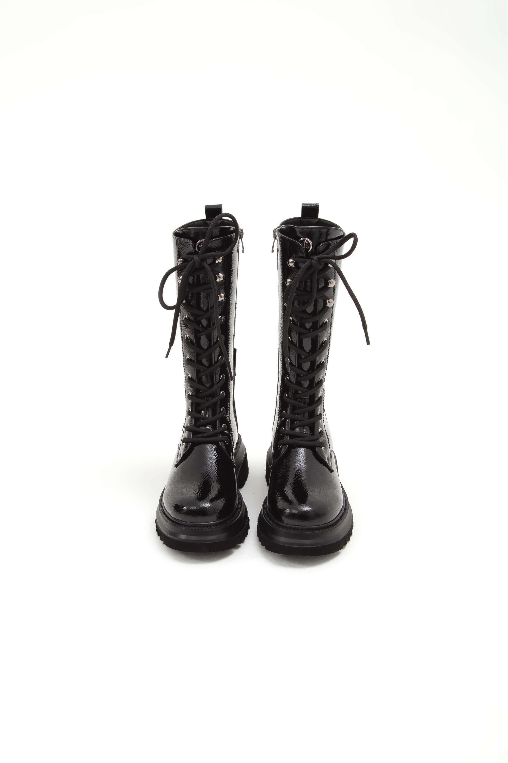 Tamer Tanca Kadın Vegan Siyah Rugan POSTAL Bot