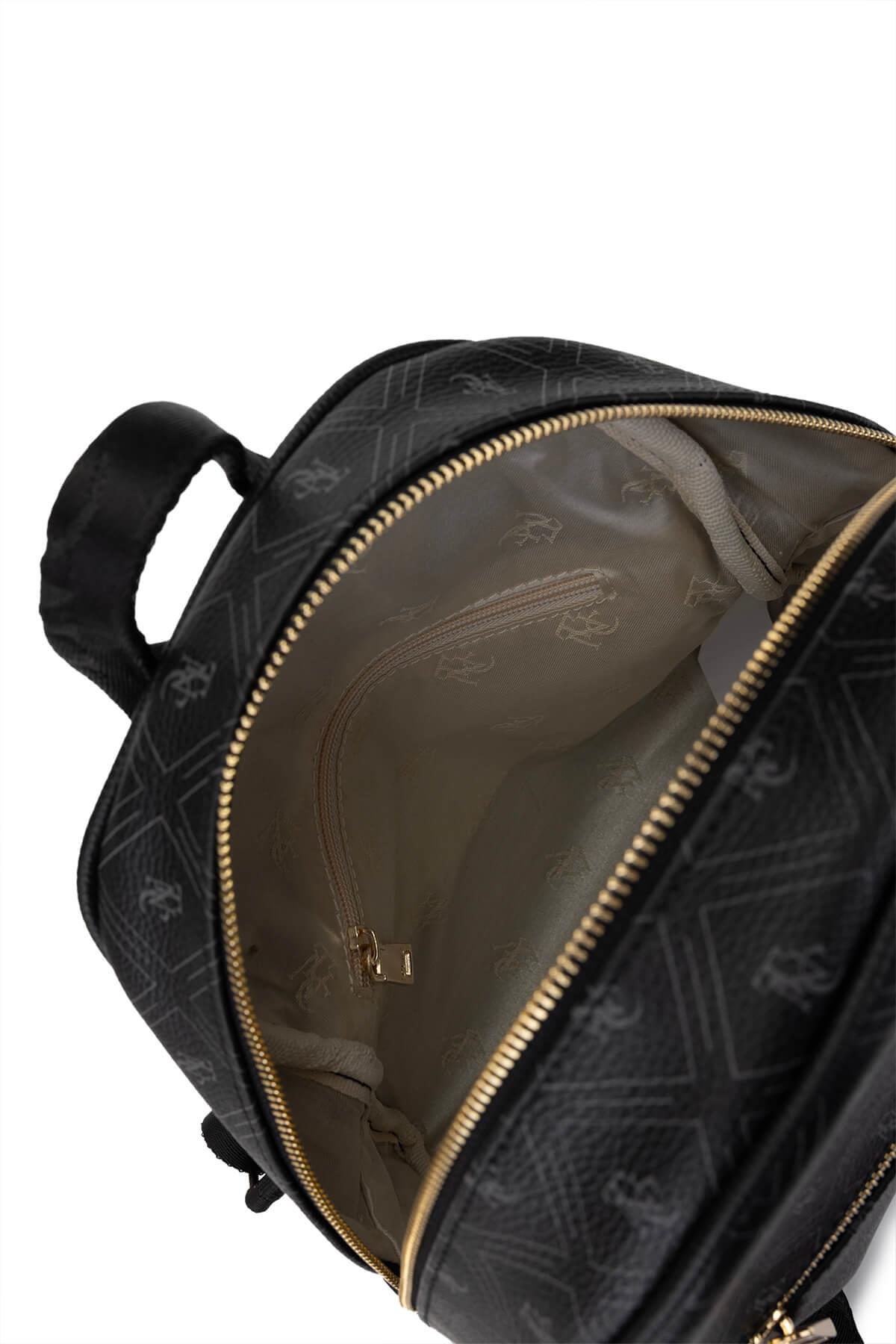 Tamer Tanca Kadın Vegan Siyah Sırt Çantası