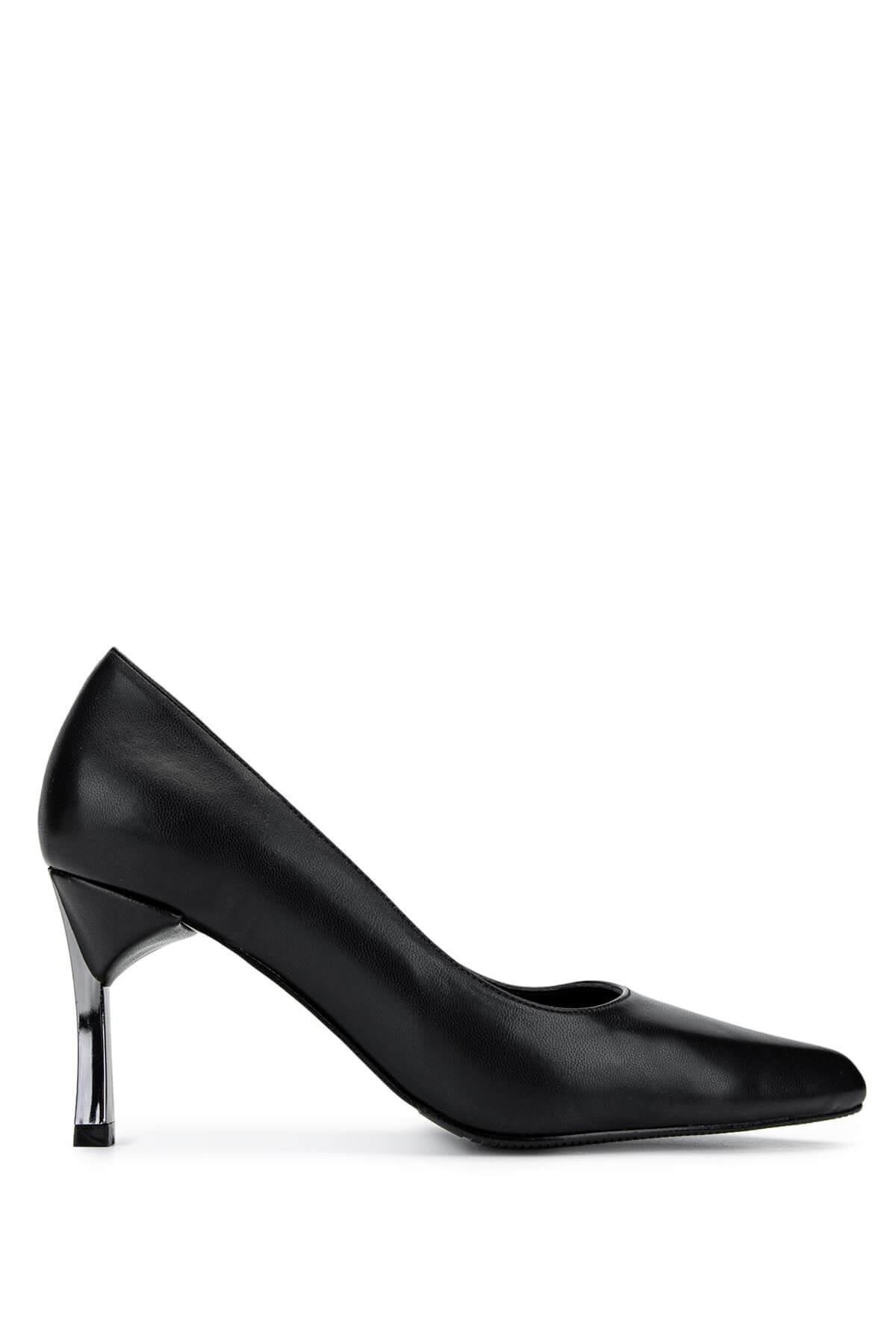 Tamer Tanca Kadın Vegan Siyah Stiletto Ayakkabı