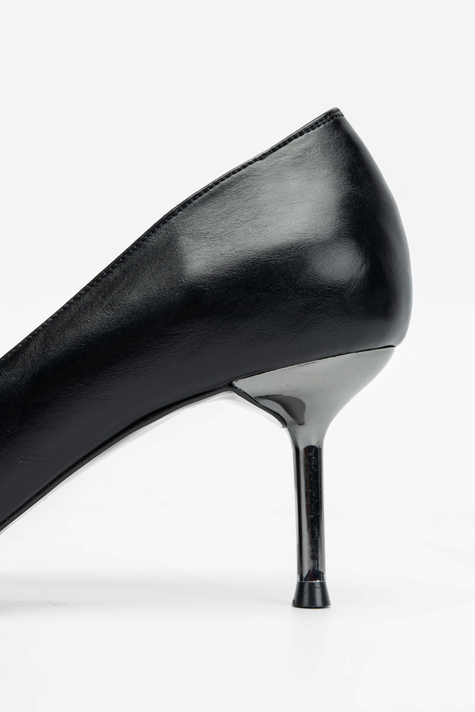 Tamer Tanca Kadın Vegan Siyah Topuklu & Stiletto Ayakkabı