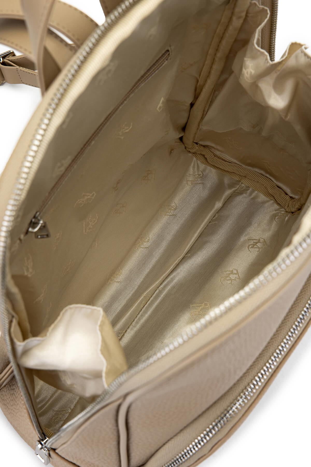 Tamer Tanca Kadın Vegan Vizon Floter Sırt Çantası