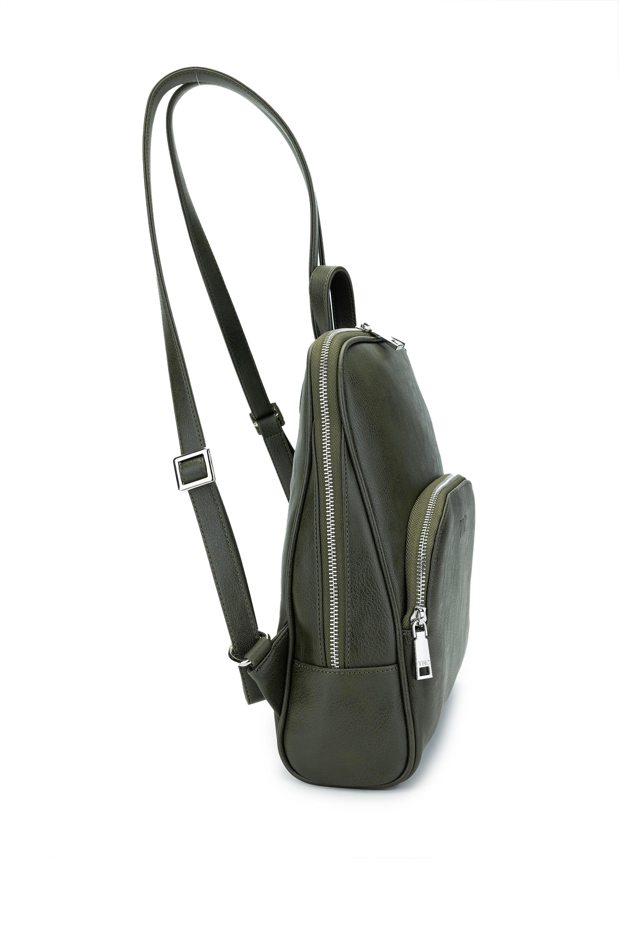 Tamer Tanca Kadın Vegan Yeşil Sırt Çantası