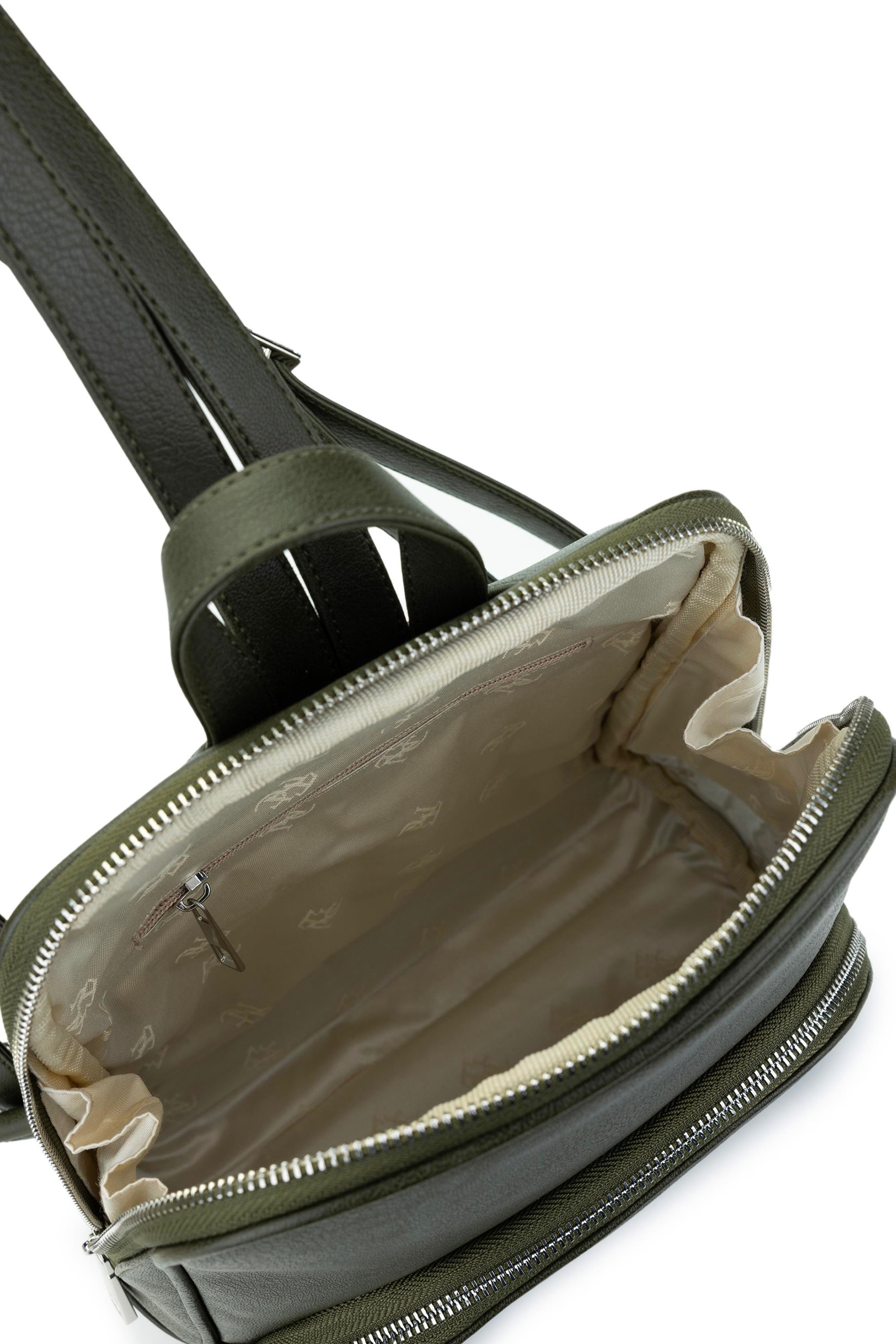 Tamer Tanca Kadın Vegan Yeşil Sırt Çantası